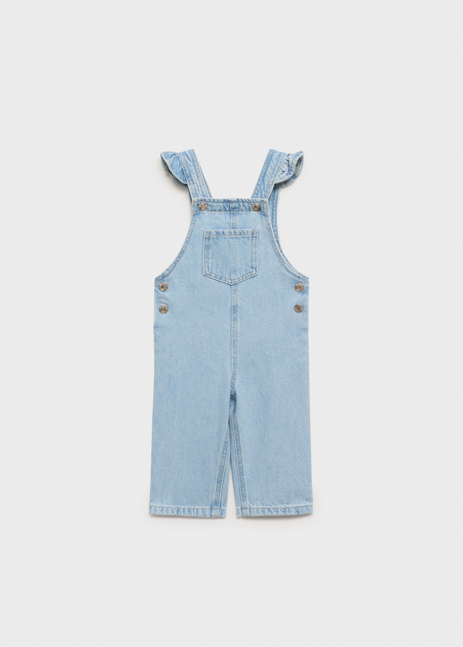 Long denim dungarees - Article without model