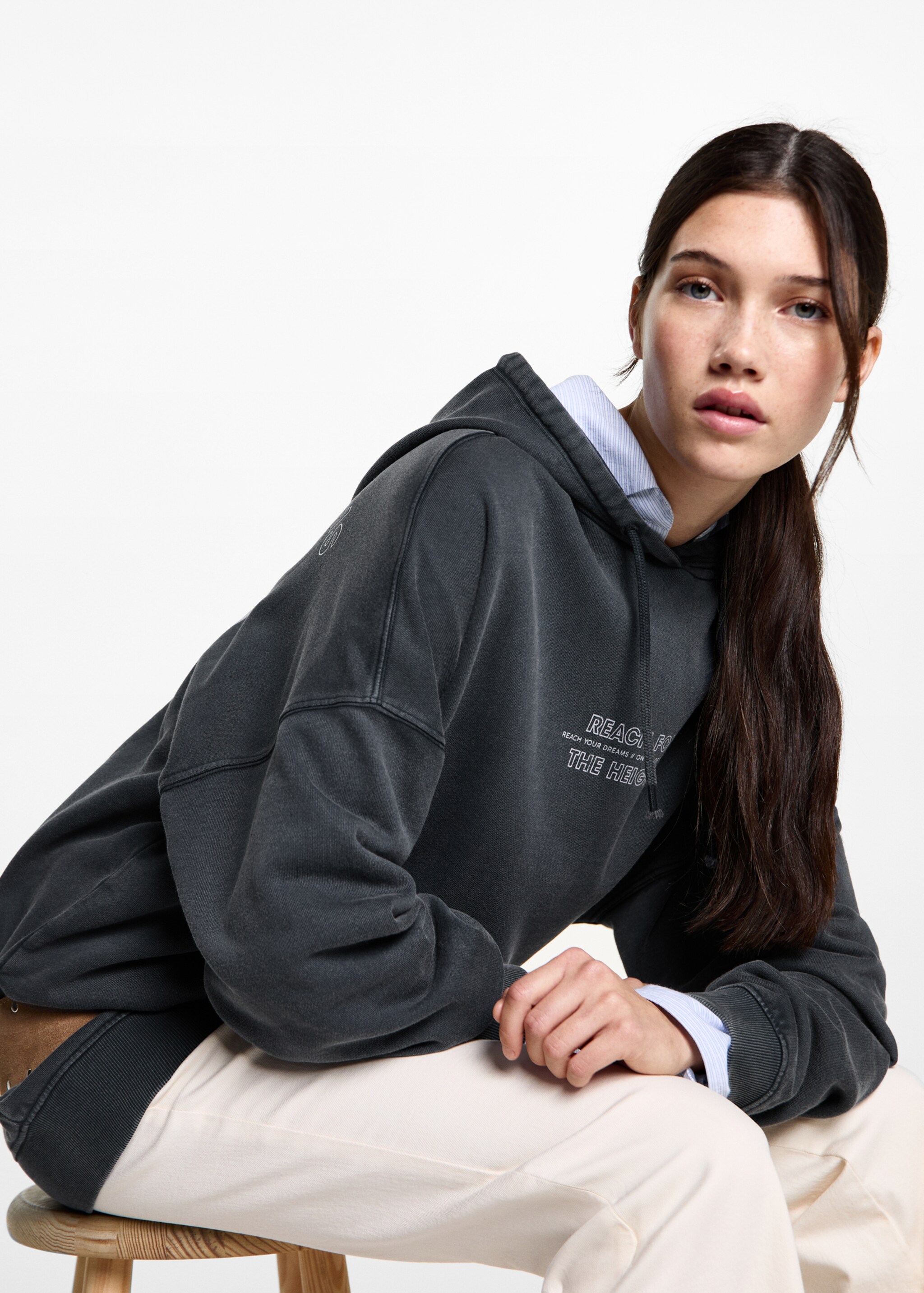Sweat-shirt oversize message - Détail de l'article 2
