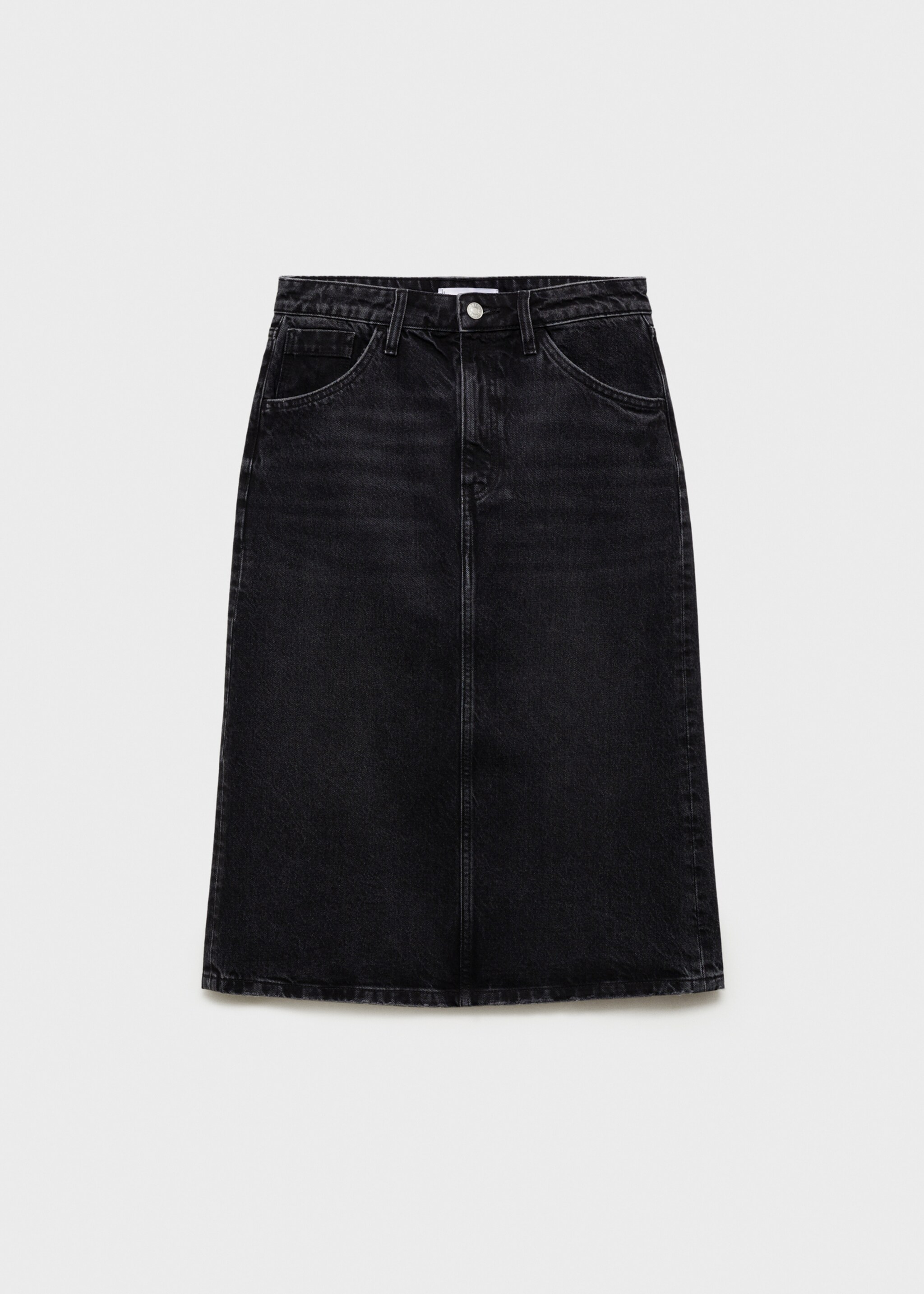 Denim midi-skirt - Article without model
