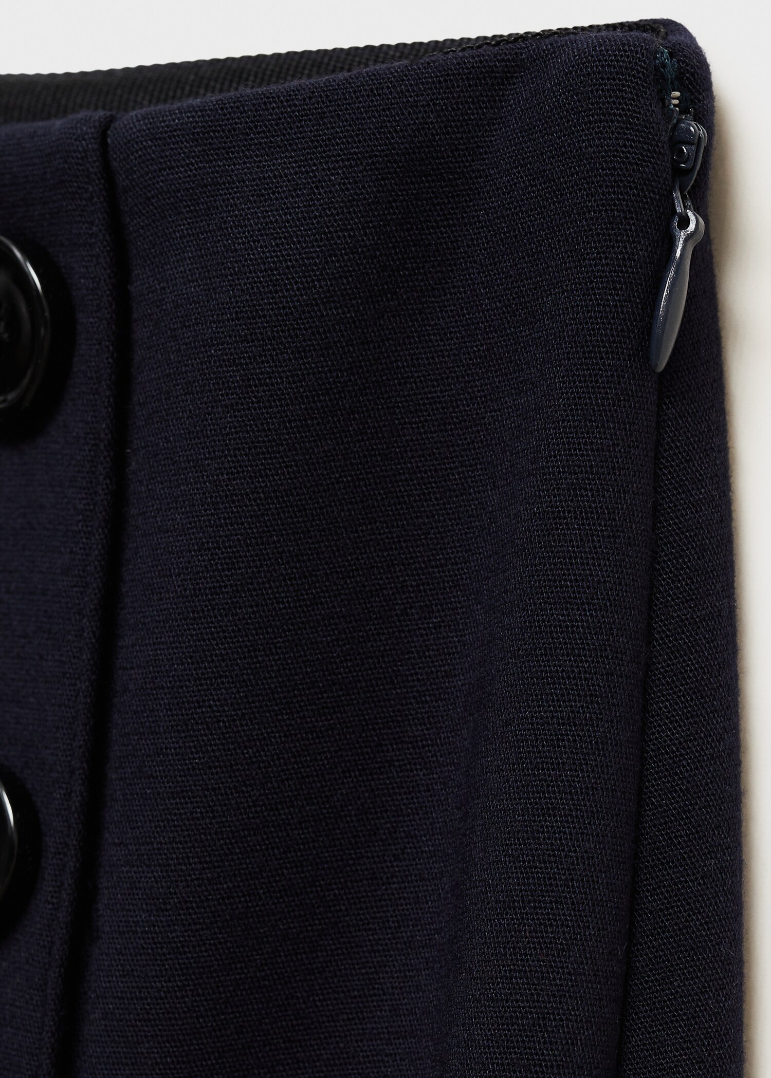 Wide-leg trousers with buttons - Details of the article 0