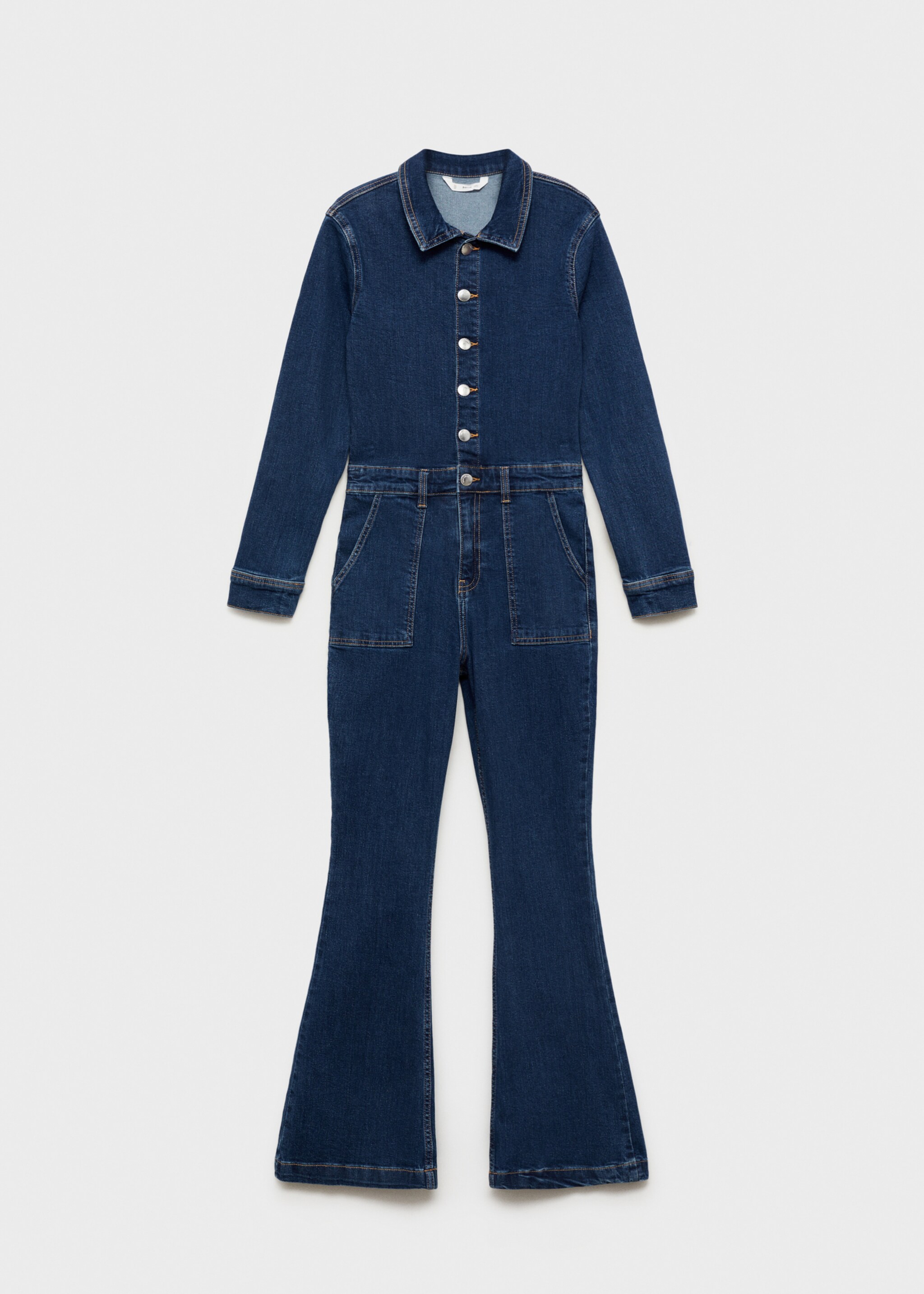 Flared denim jumpsuit - Article without model