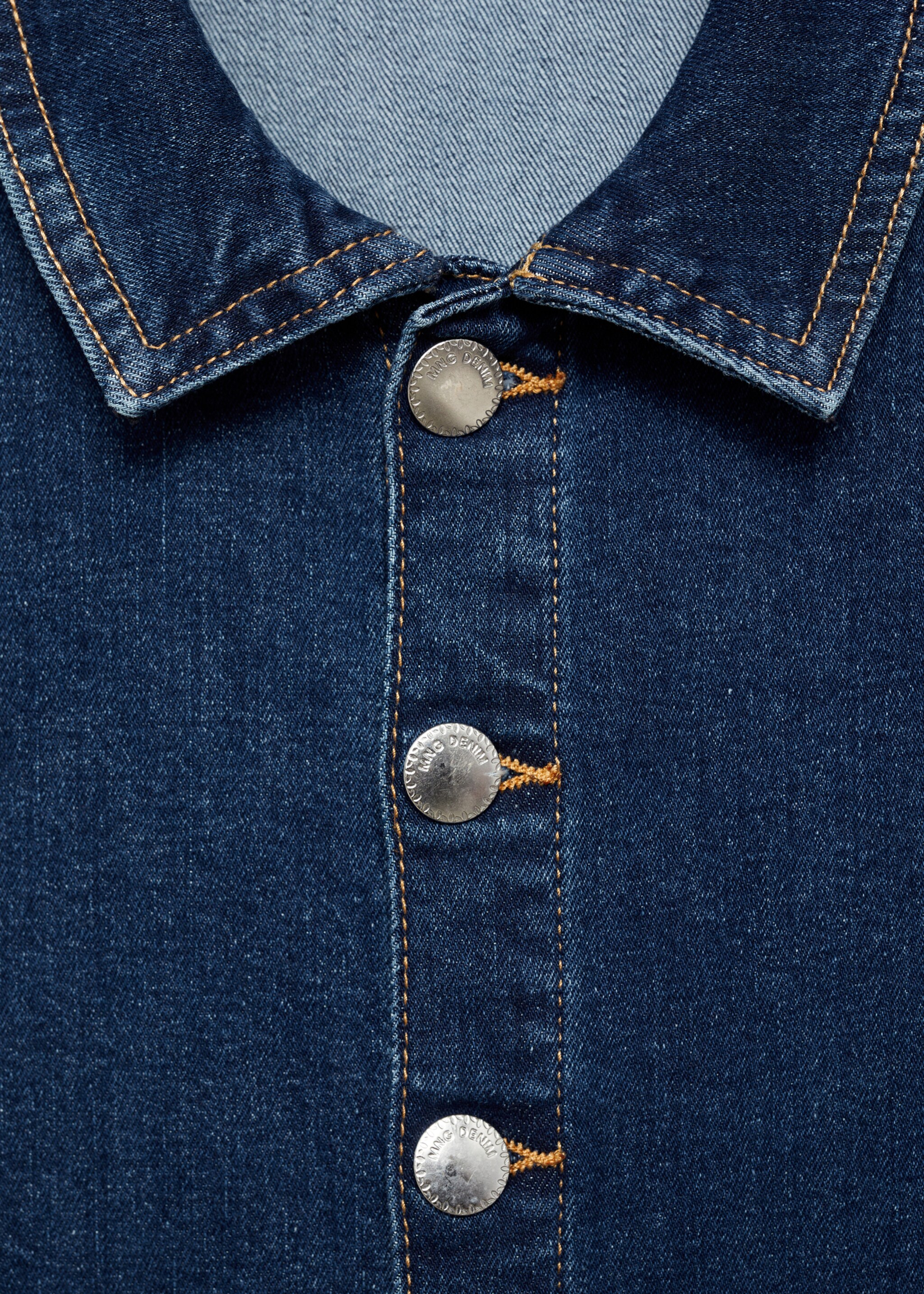 Flared denim jumpsuit - Details of the article 8