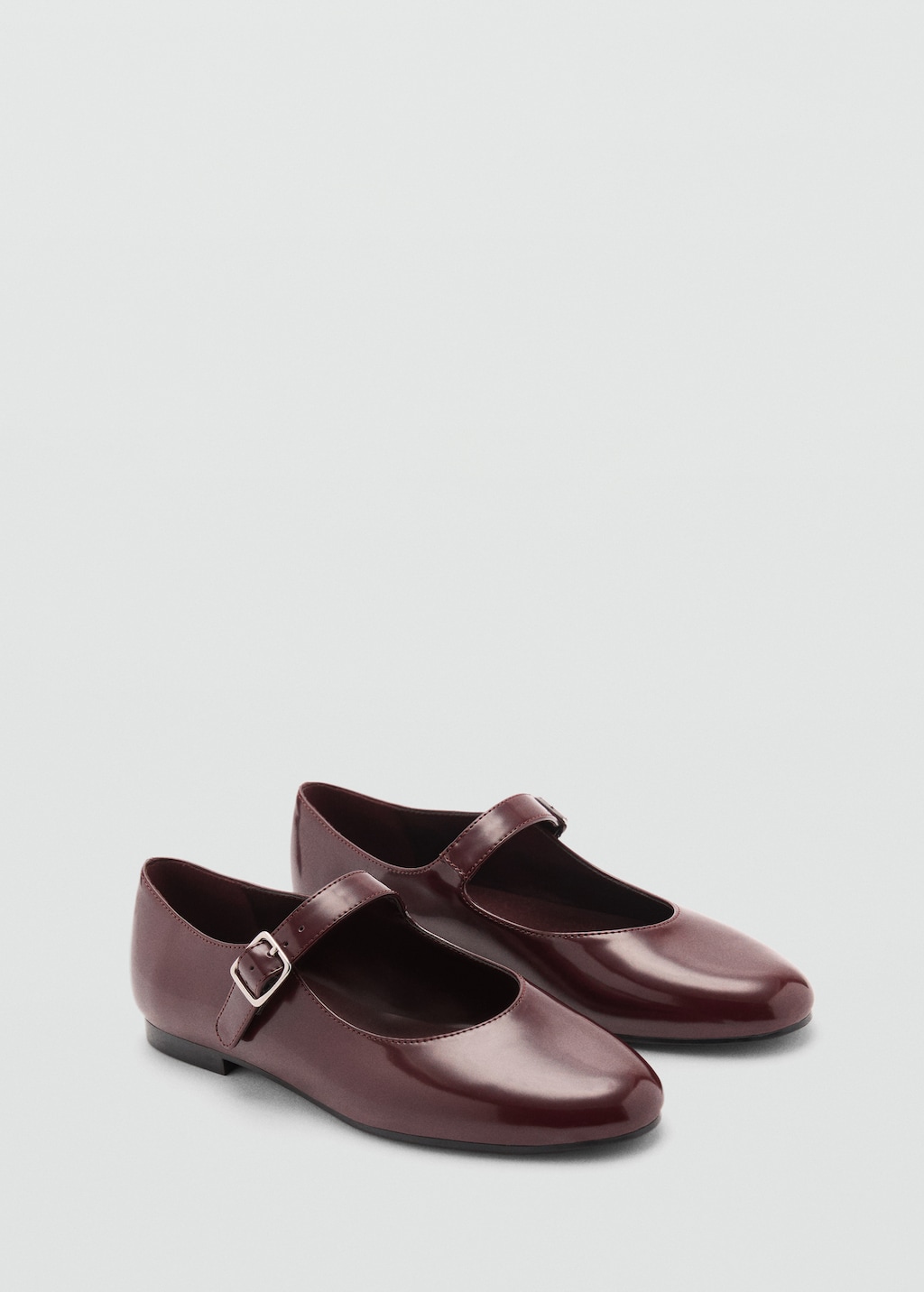 Patent leather effect ballet flats Women MANGO United Kingdom