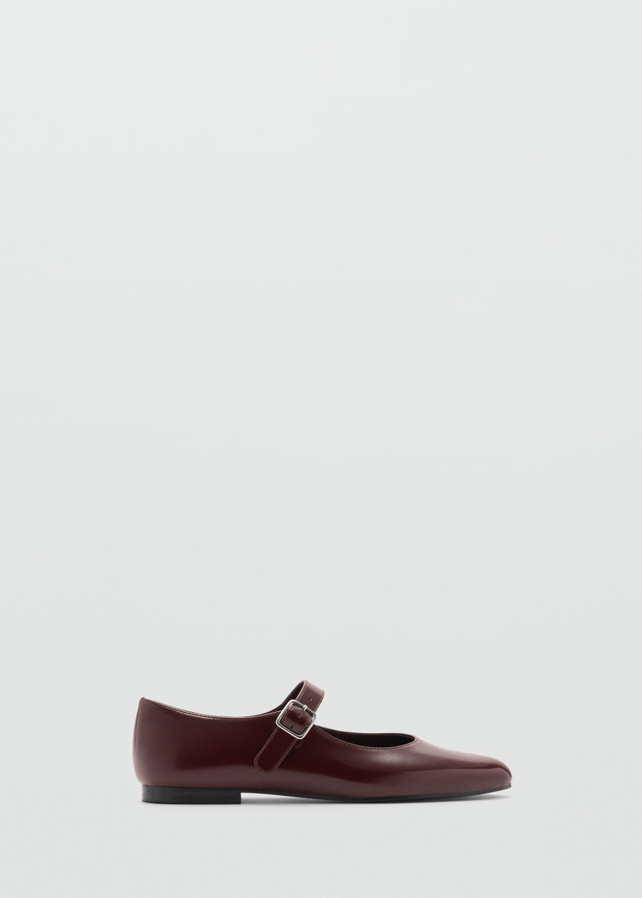 Patent leather-effect ballet flats - Article without model