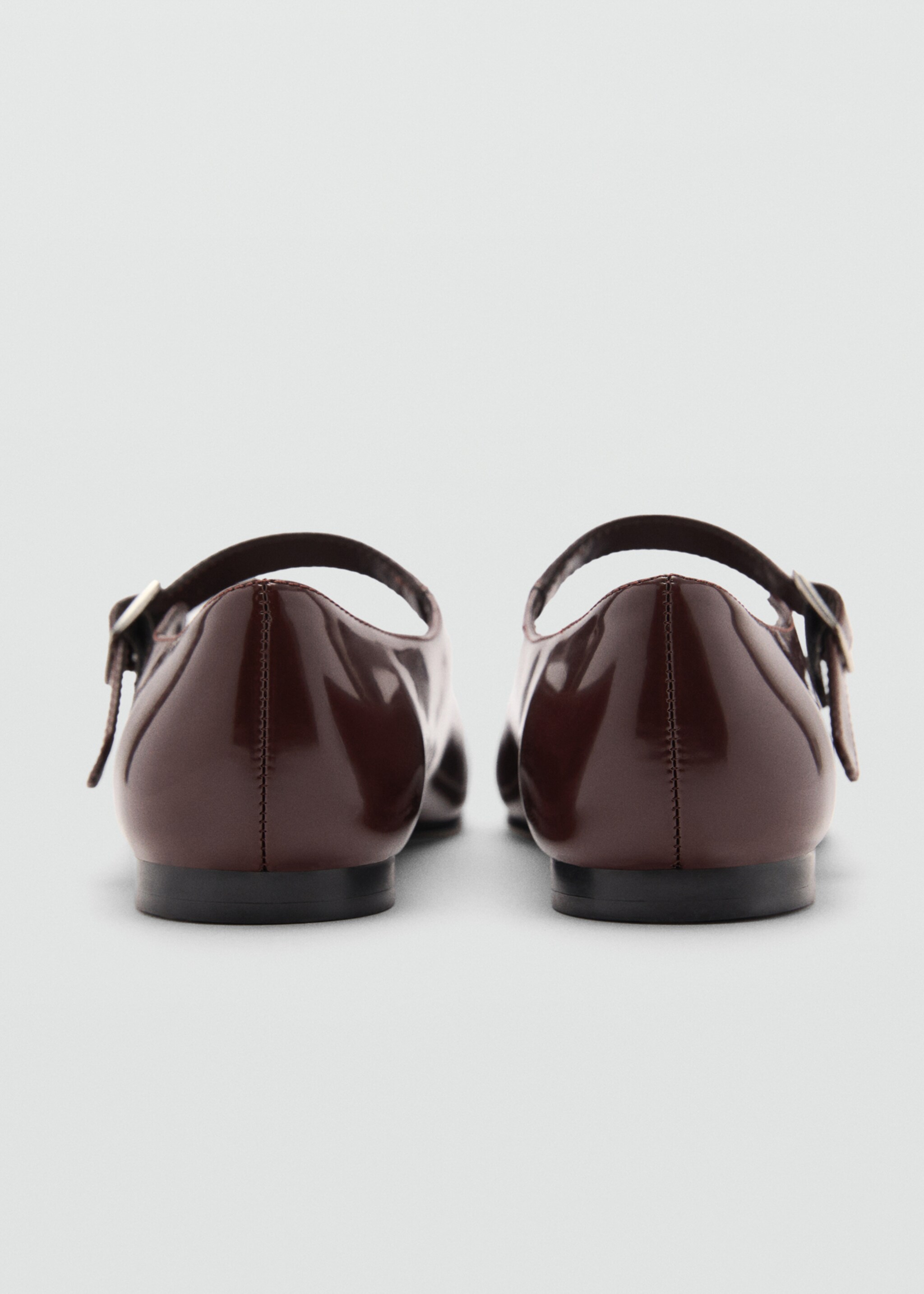 Patent leather-effect ballet flats - Details of the article 1