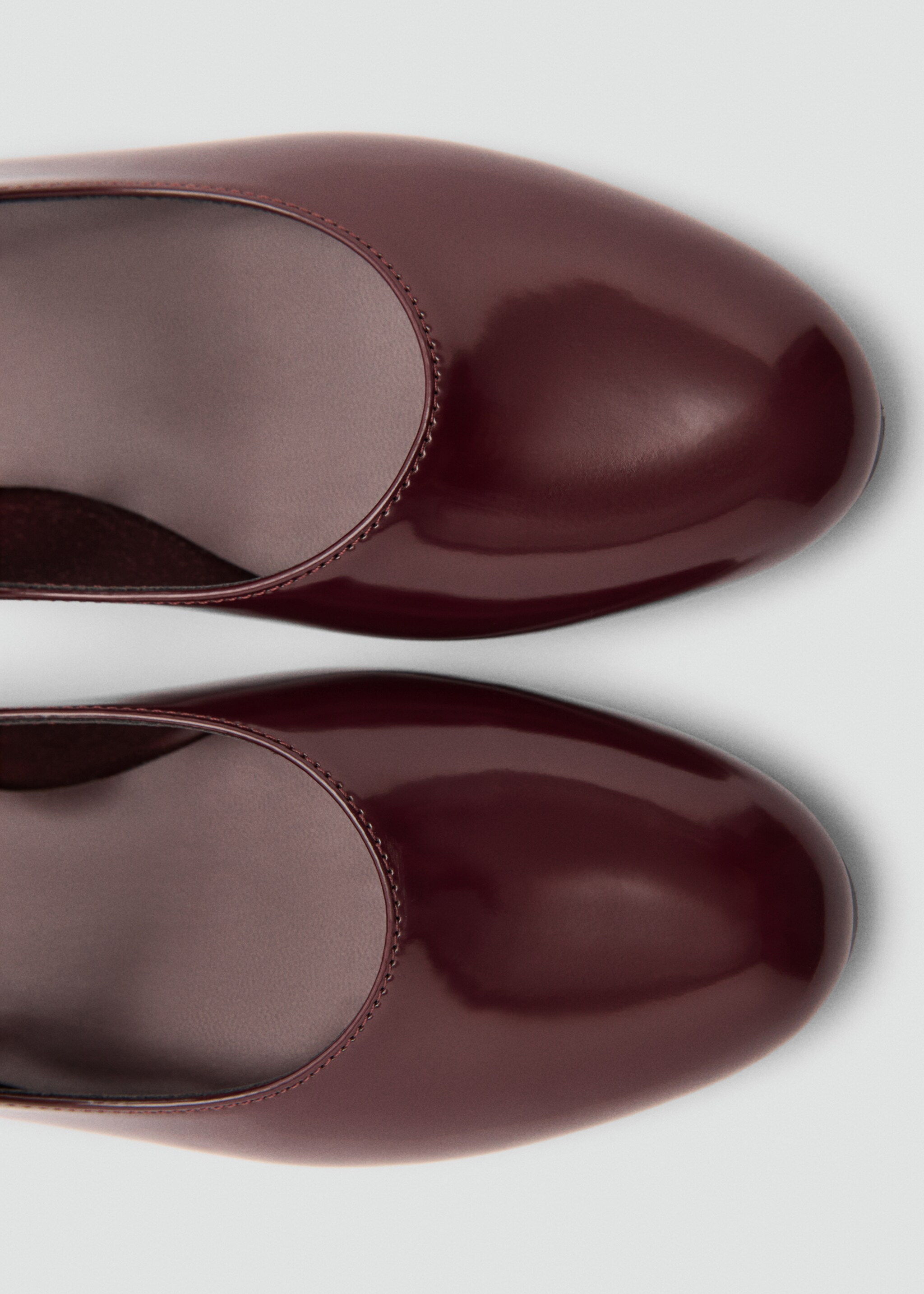 Patent leather-effect ballet flats - Details of the article 3