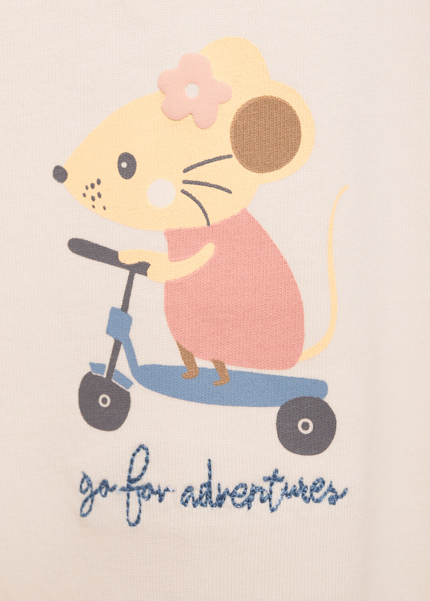 100% cotton t-shirt with drawing - Details of the article 8