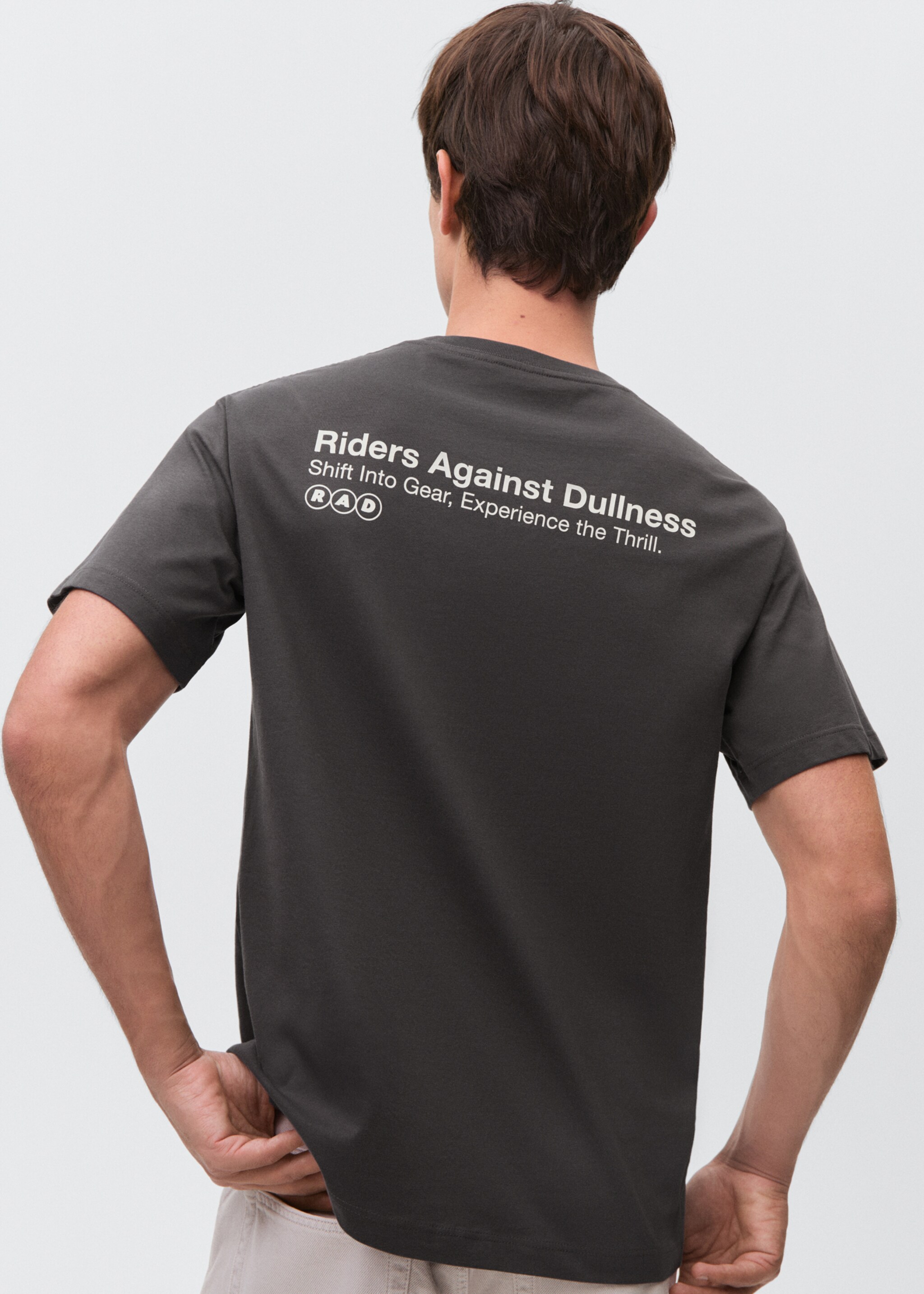Camiseta estampada algodón - Reverso del artículo
