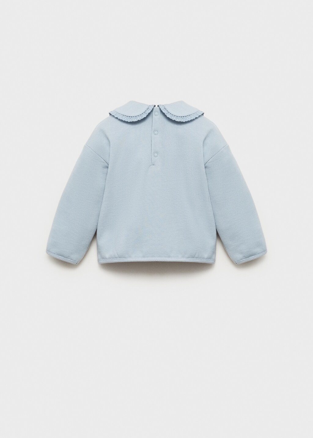 Babydoll neck sweatshirt