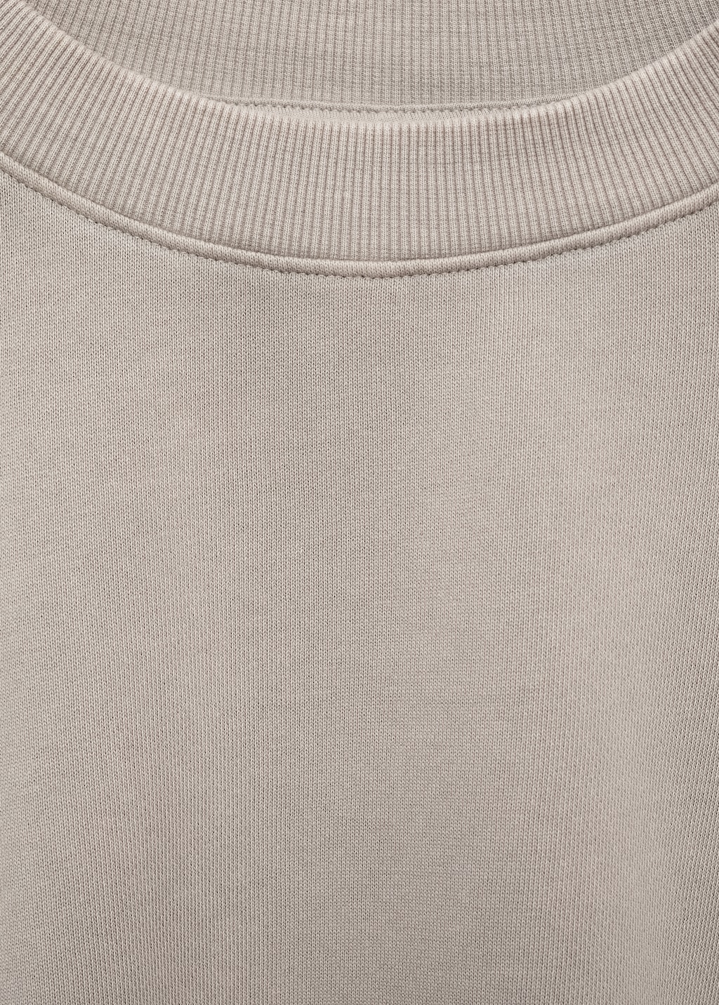 Shoulder seam sweatshirt