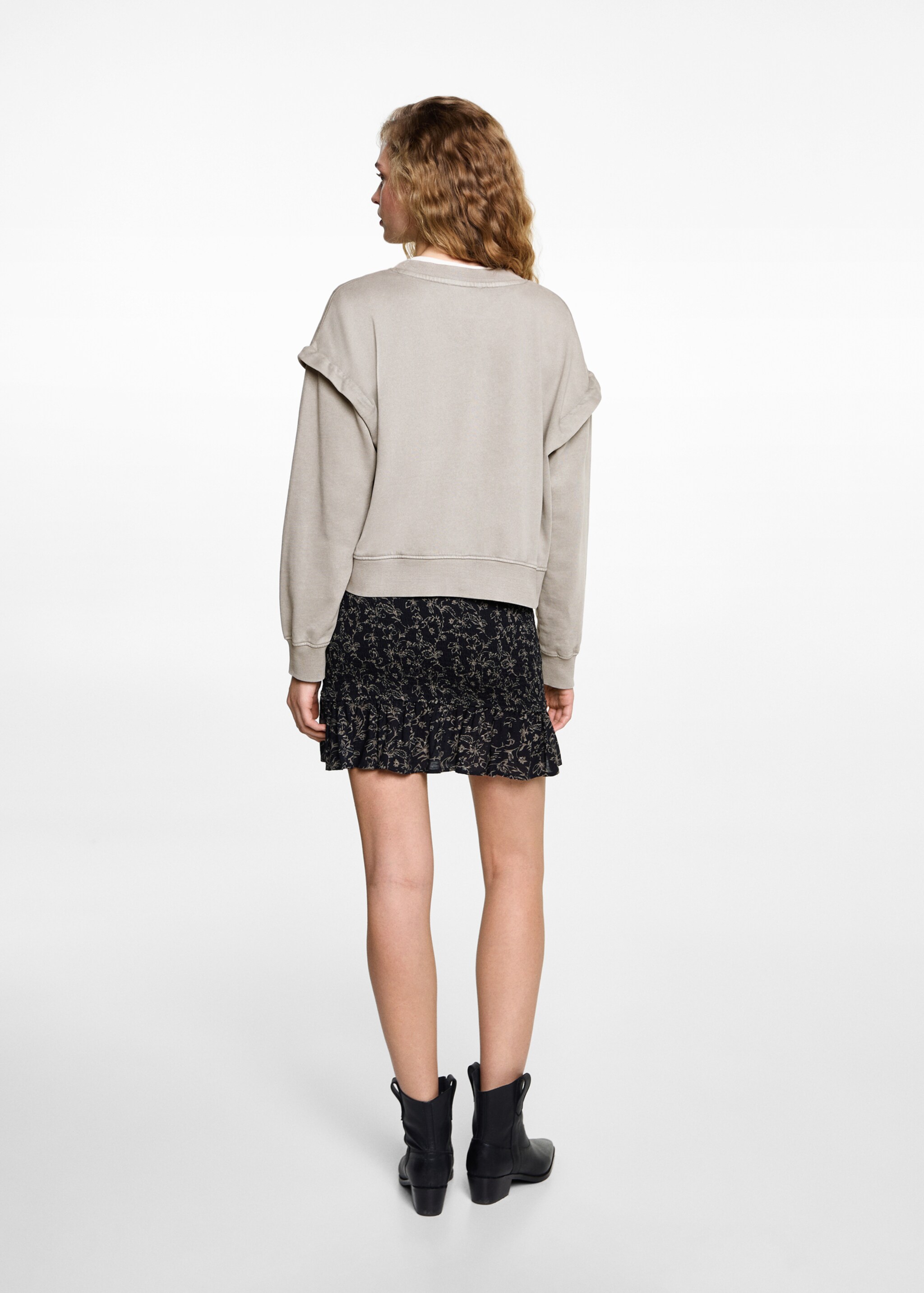 Sweat-shirt couture épaule - Verso de l’article