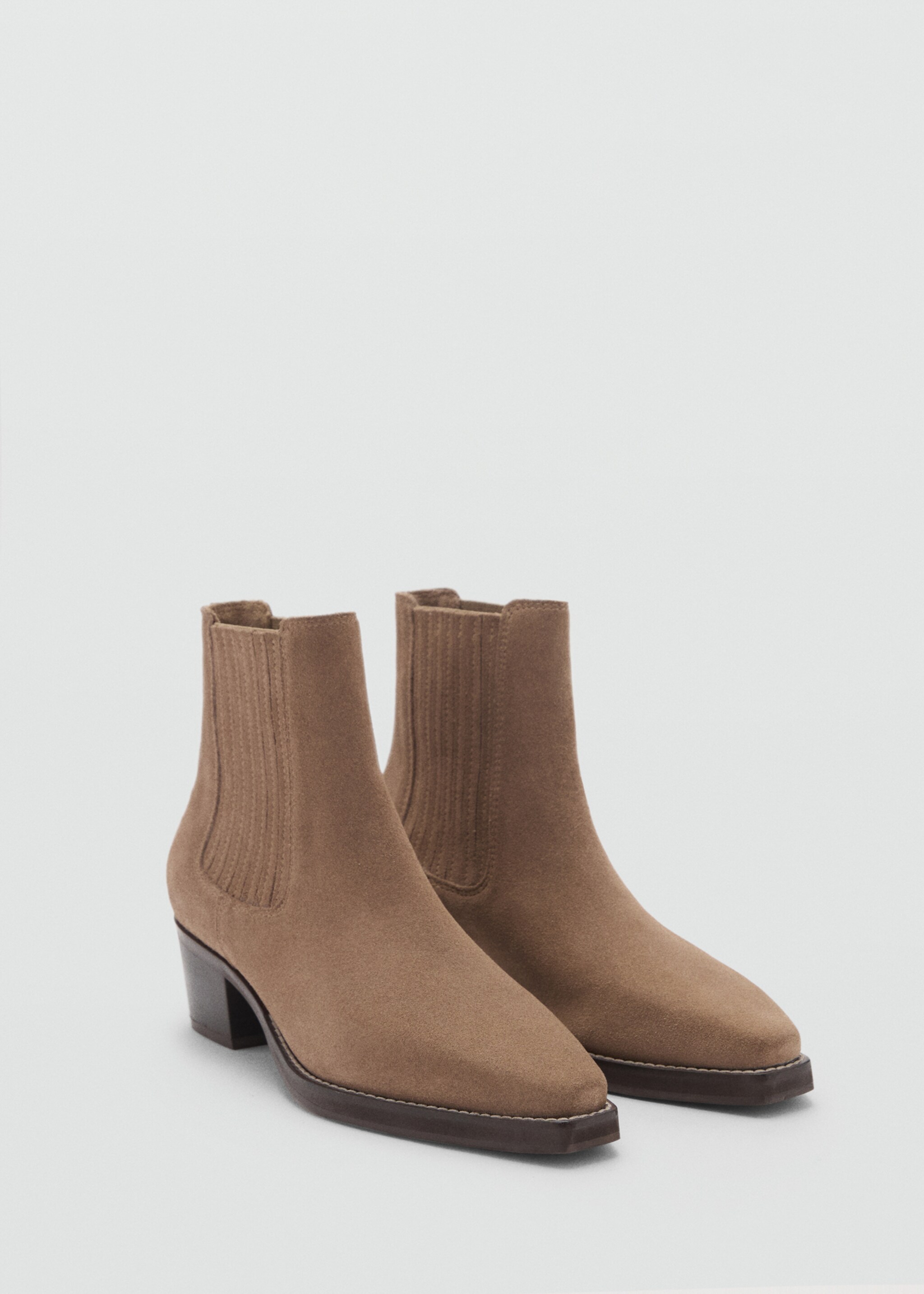 Leather chelsea boots - Medium plane