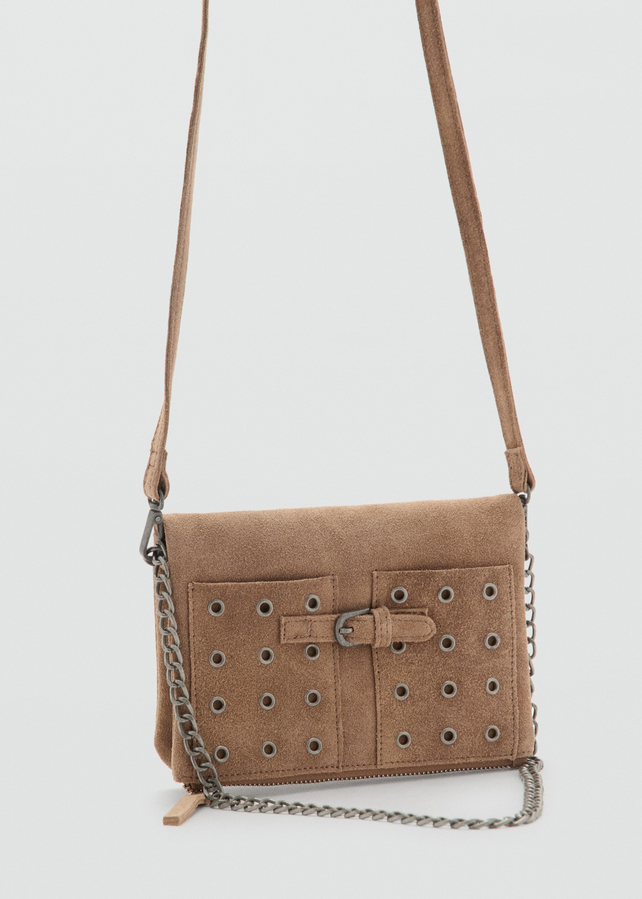 Leather envelope bag - Medium plane