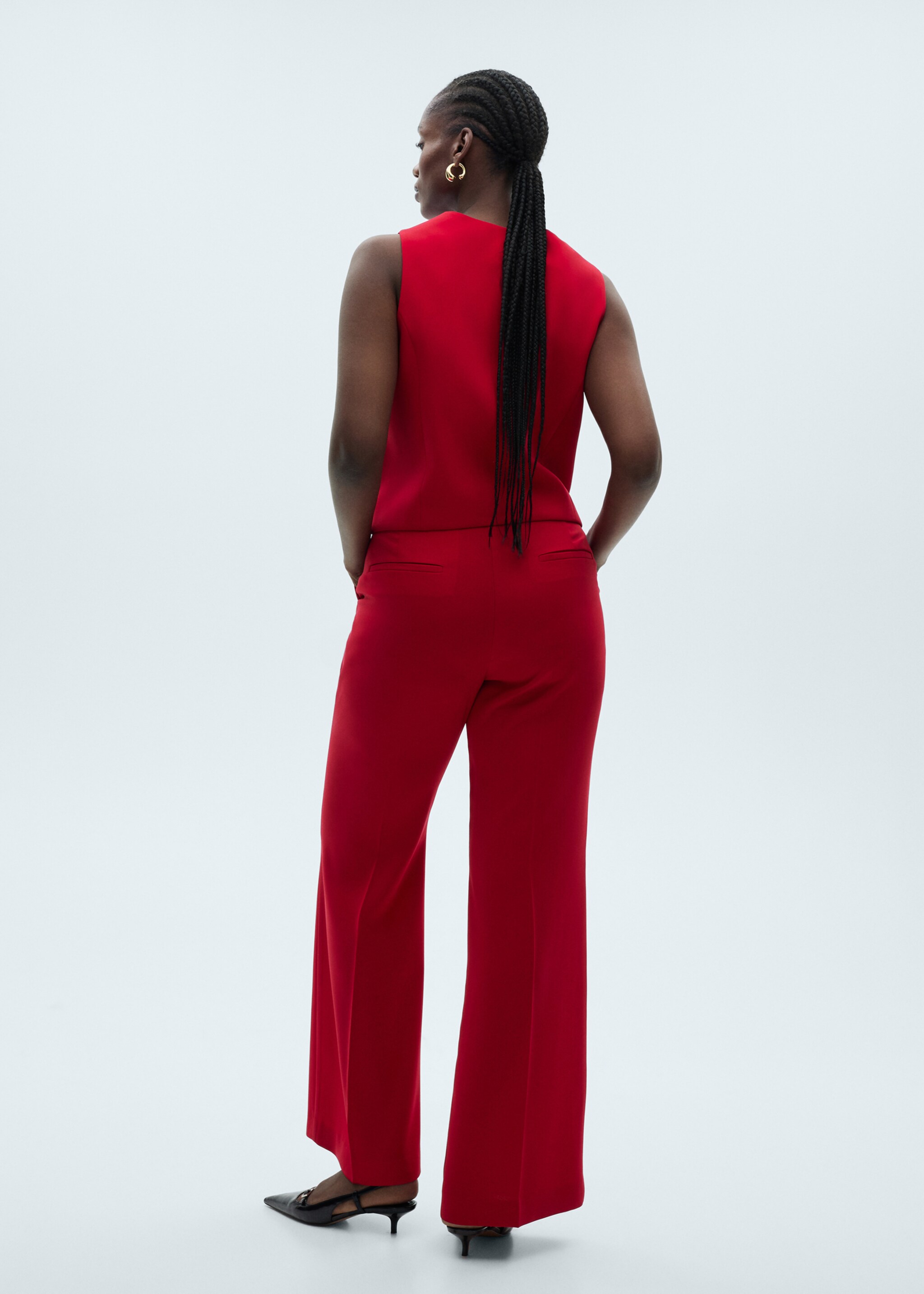 Pantalón traje wideleg - Detalle del artículo 4