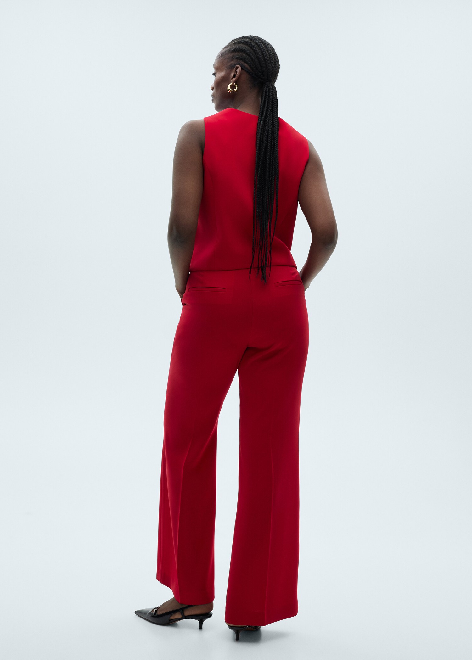 Pantalón traje wideleg - Detalle del artículo 4