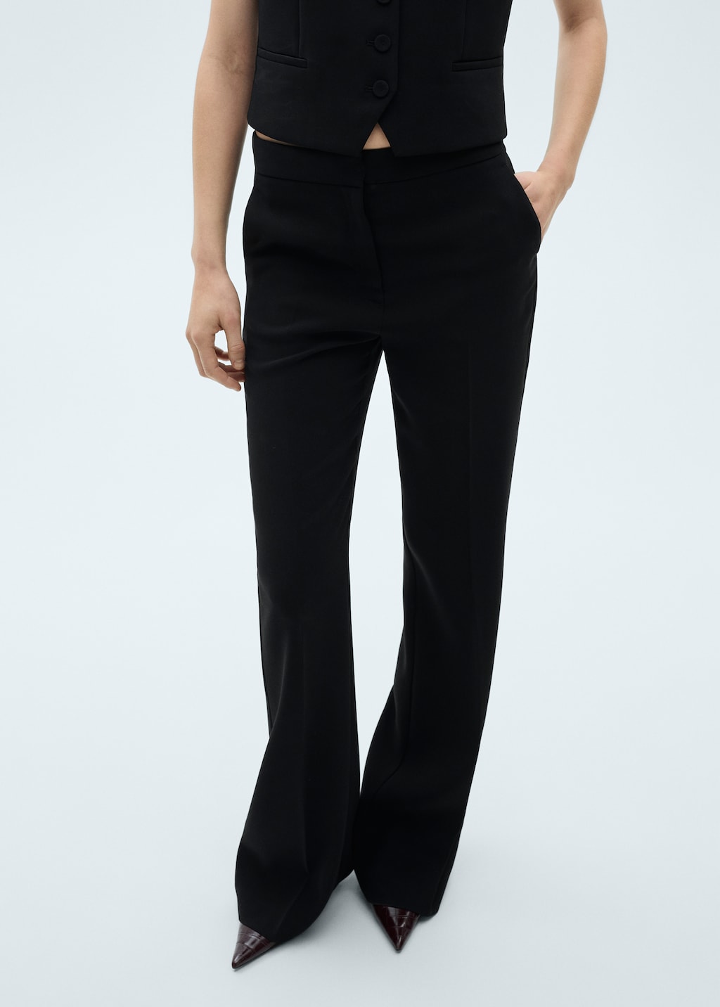 Kyrebcc Tummy Control Button Wide Leg Pant, Oprah's Favorite