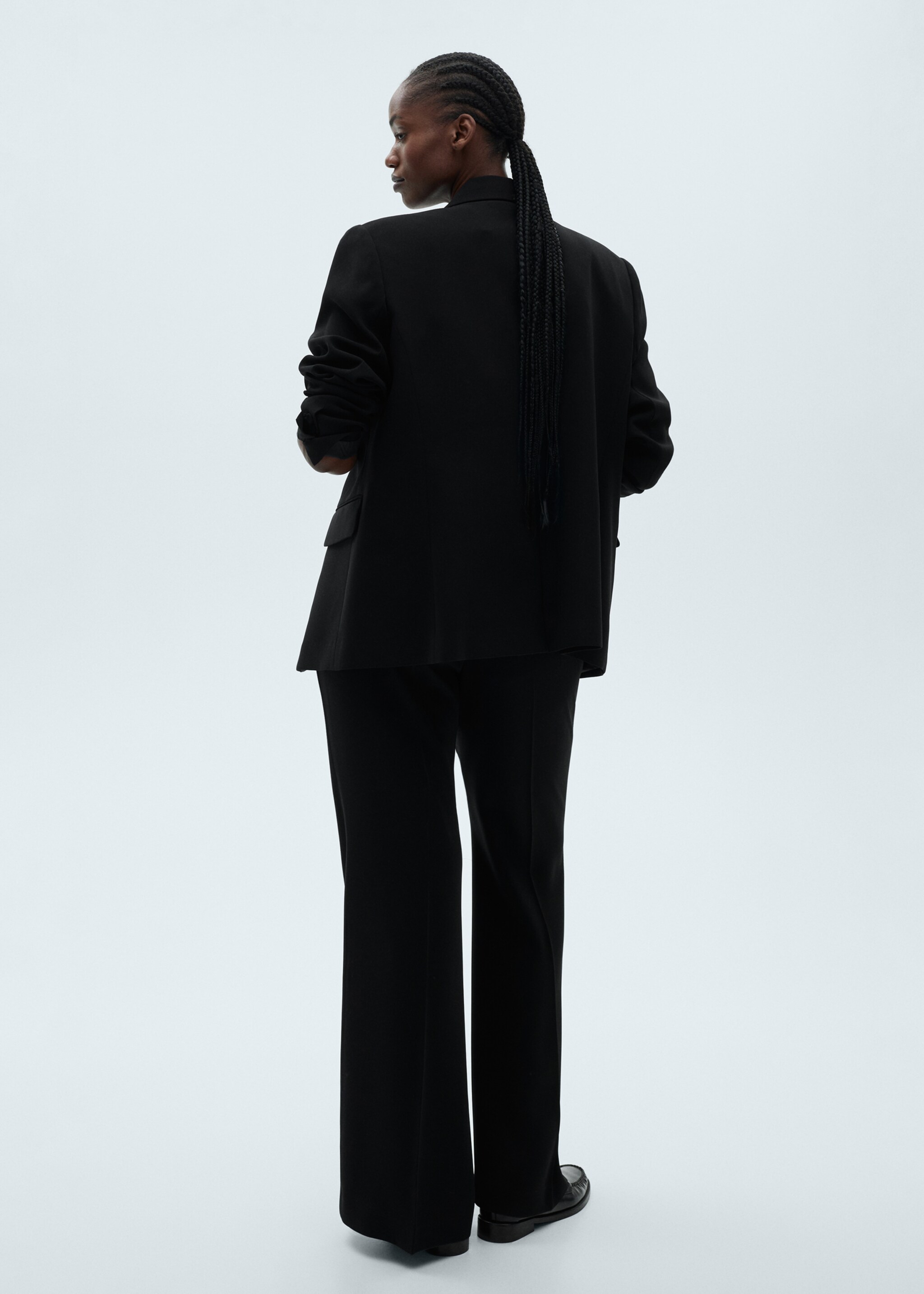 Wide-leg suit trousers - Details of the article 4