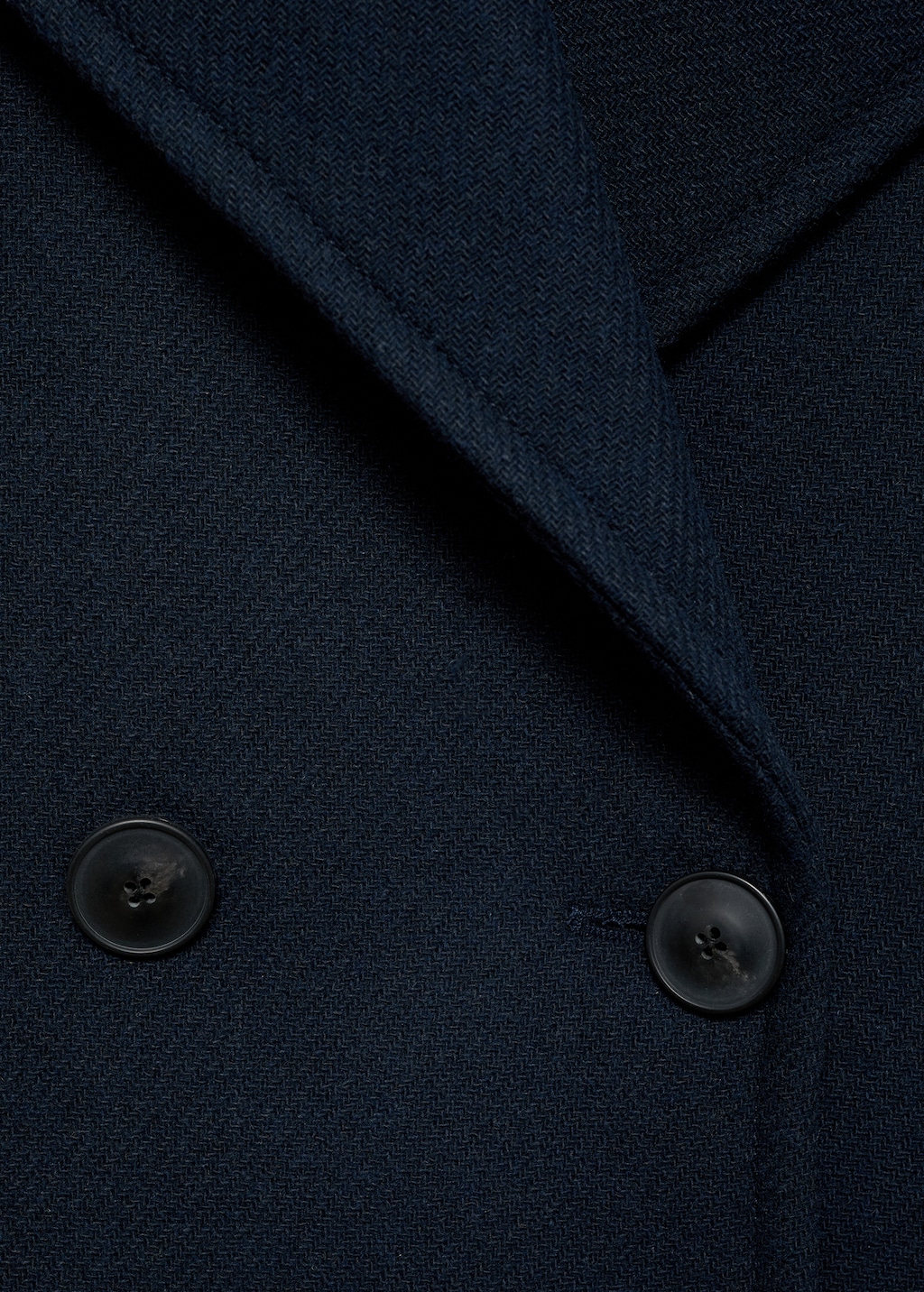 Mango Wool-blend jacket with maxi lapels