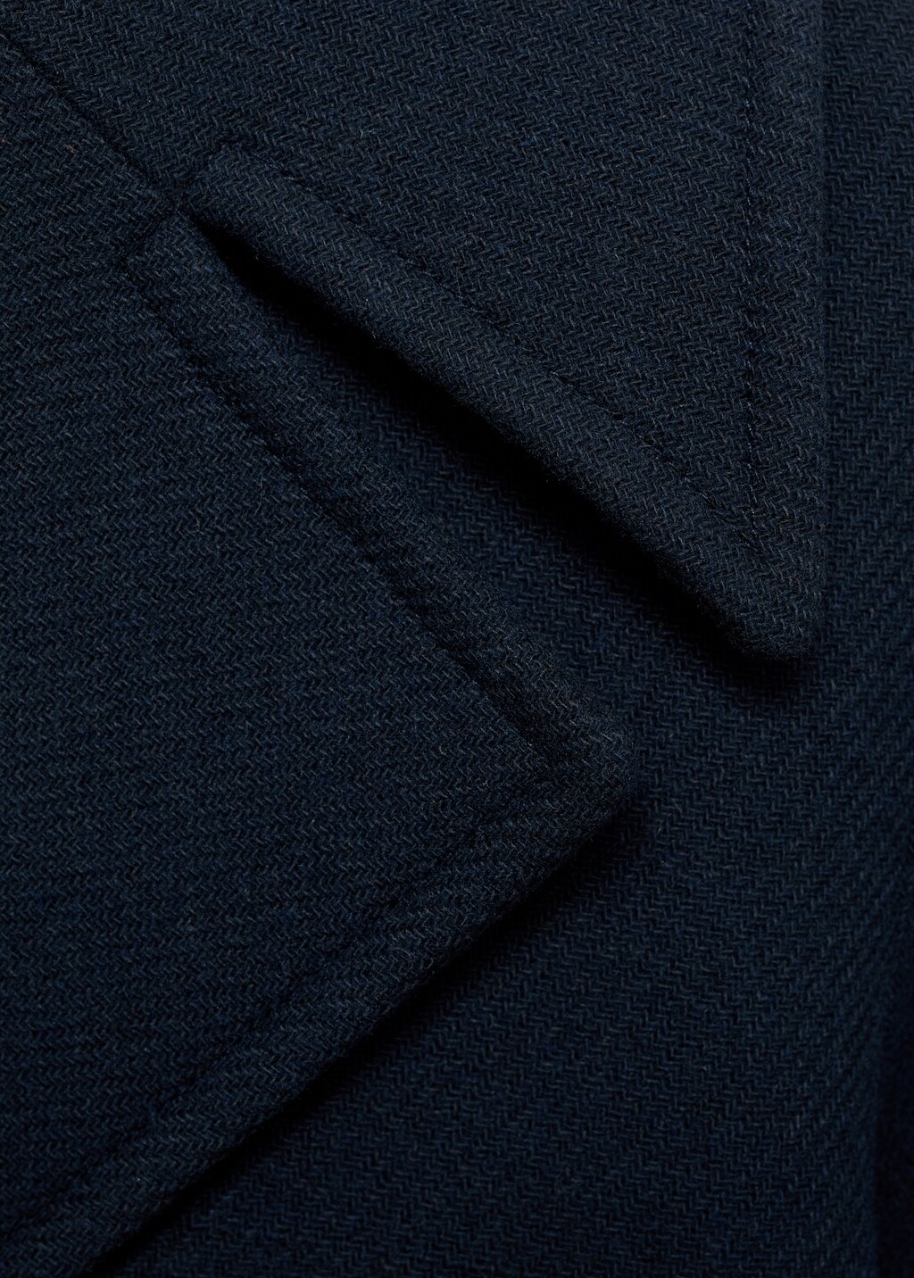 Mango Wool-blend jacket with maxi lapels