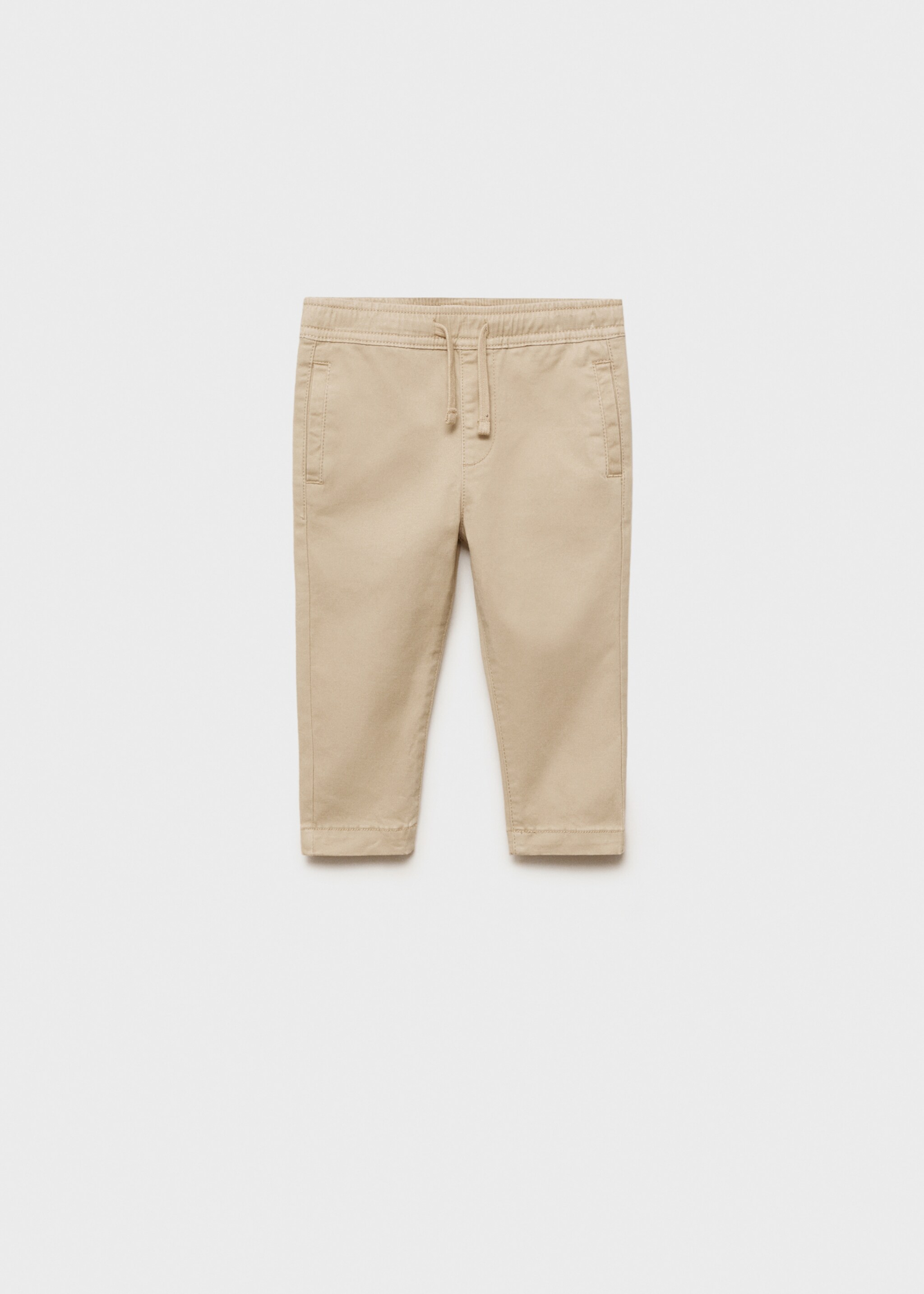Cotton jogger-style trousers - Article without model