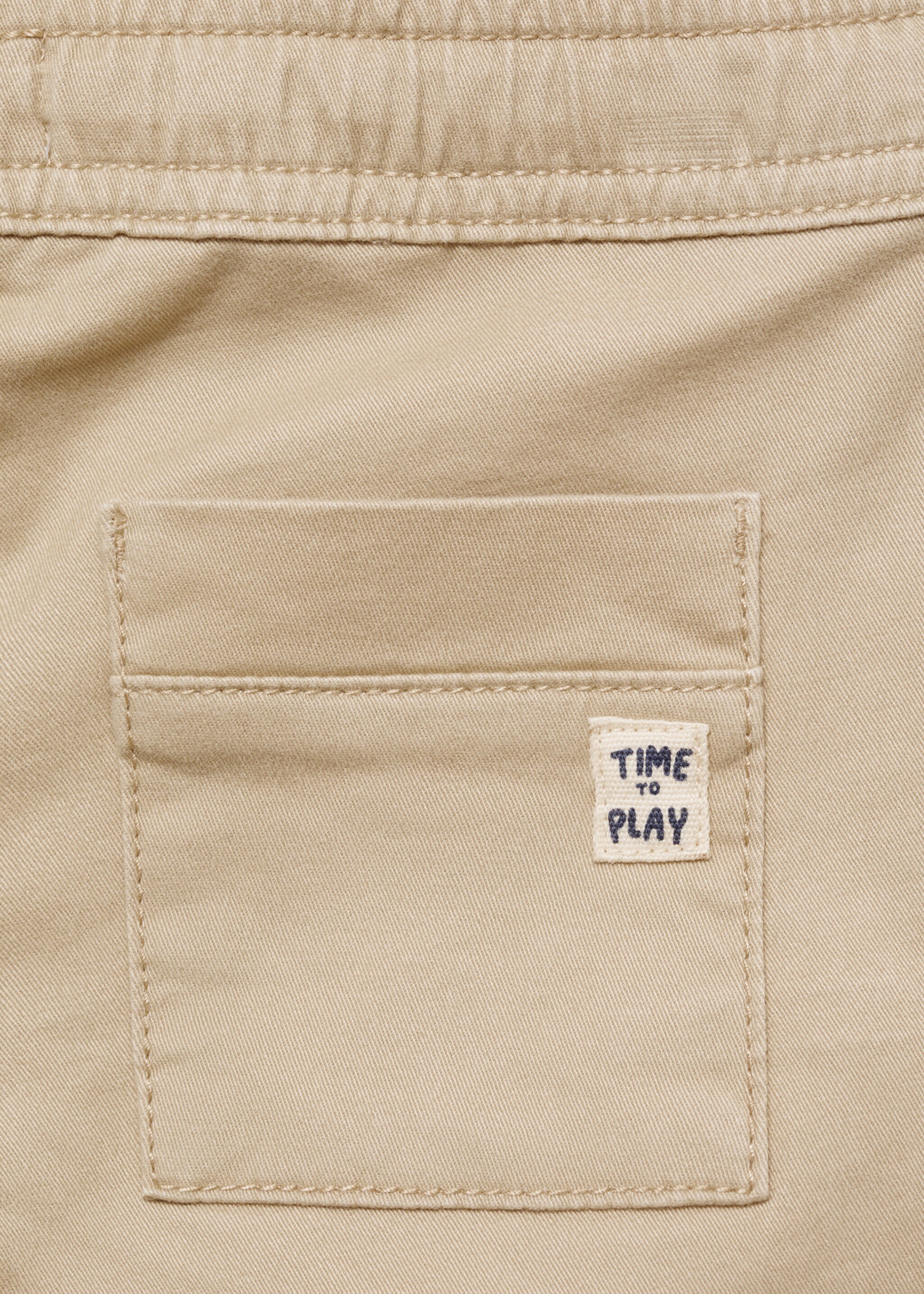 Cotton jogger-style trousers - Details of the article 0