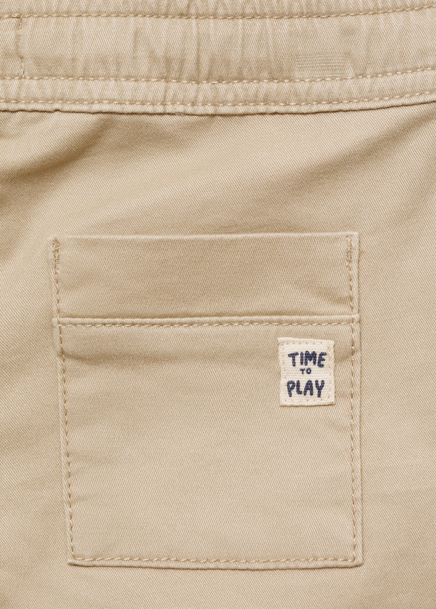 Cotton jogger-style trousers - Details of the article 0