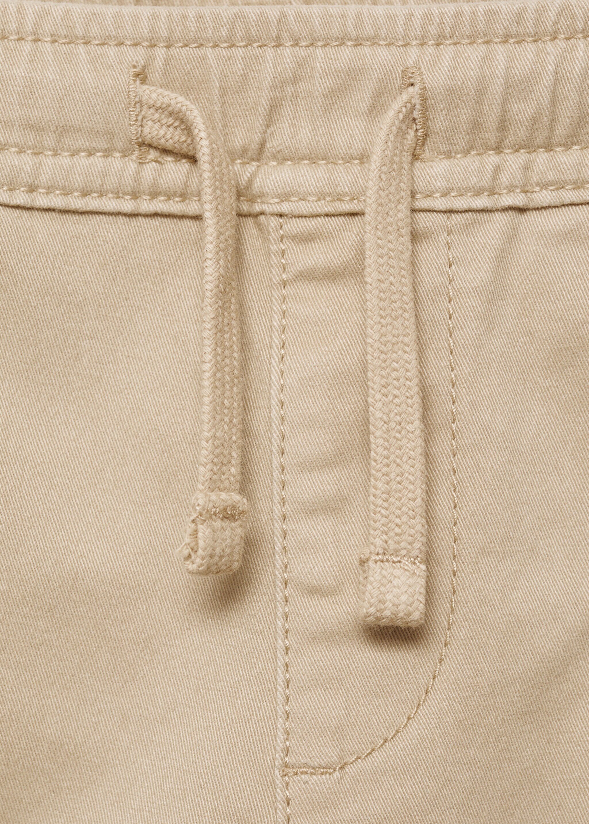 Cotton jogger-style trousers - Details of the article 8