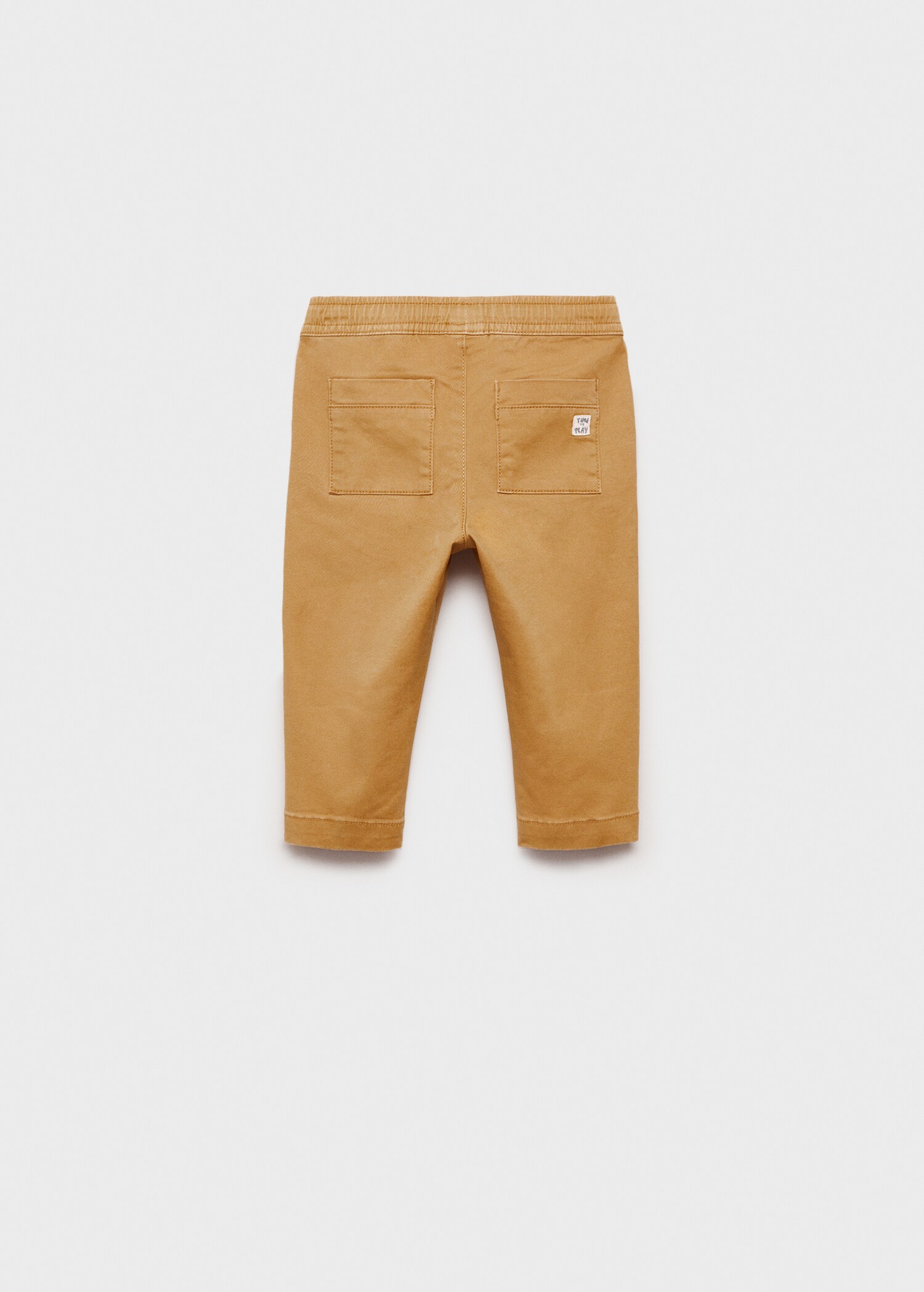 Cotton jogger-style trousers - Reverse of the article