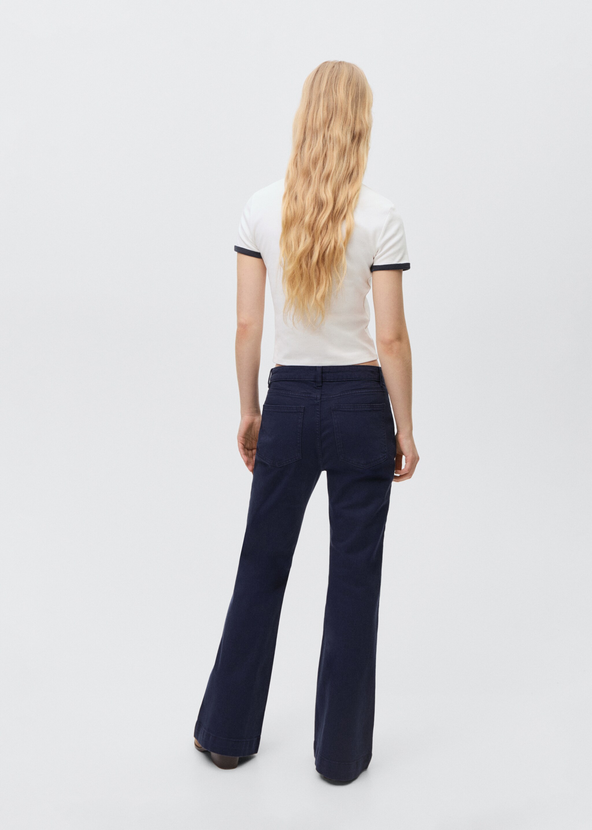 Flared jeans - Reverse of the article