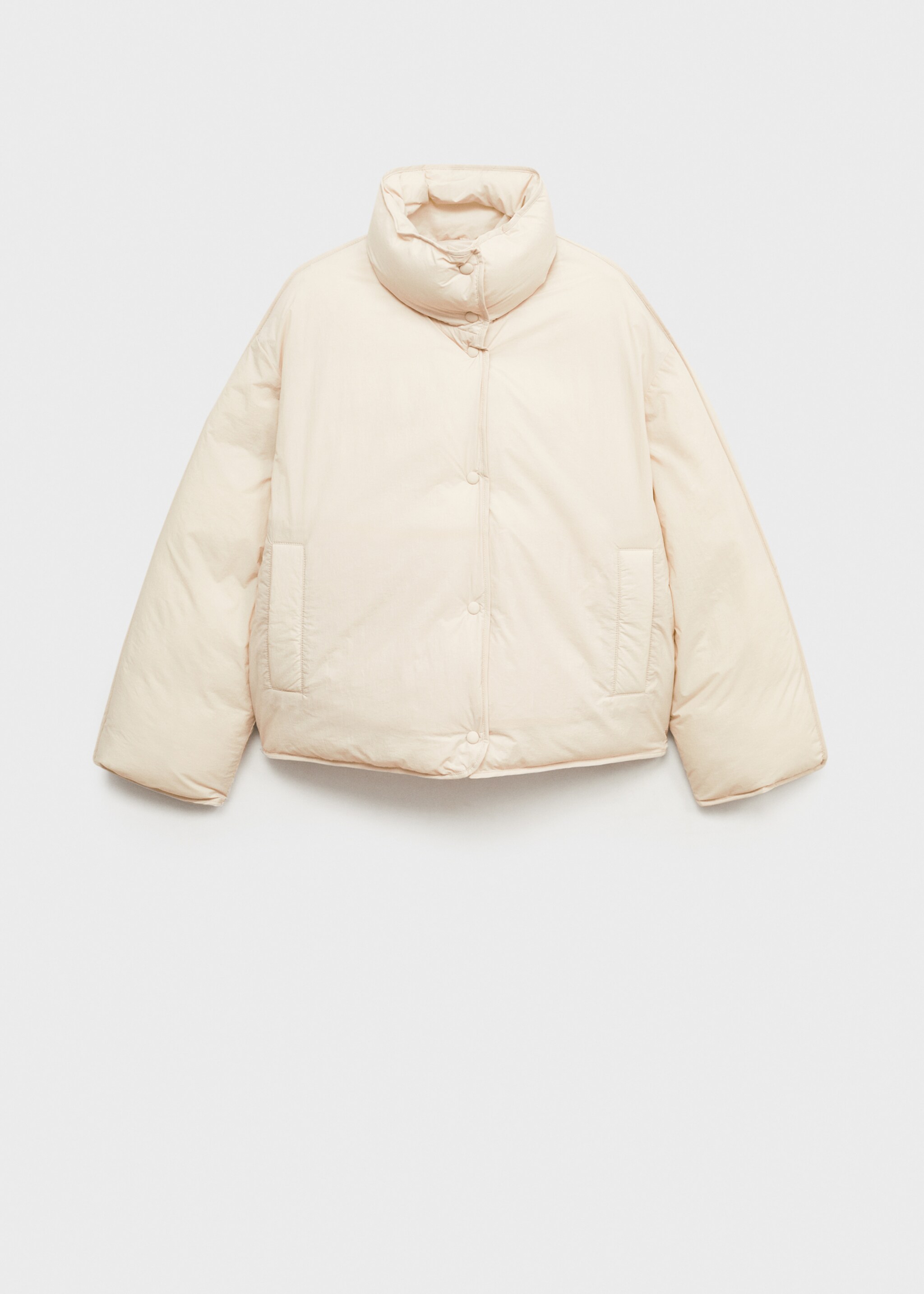 Quilted crop anorak - Article without model