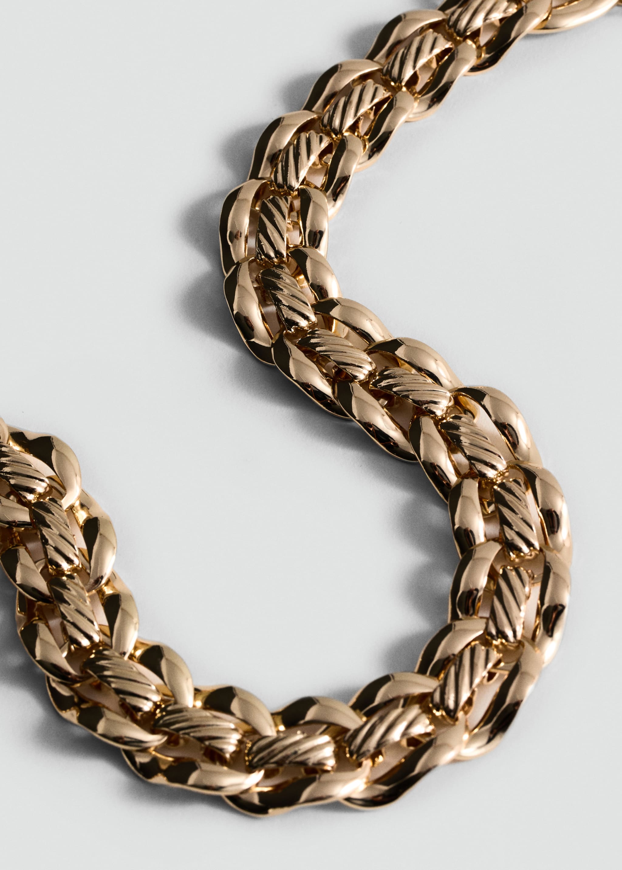 Link chain necklace - Medium plane