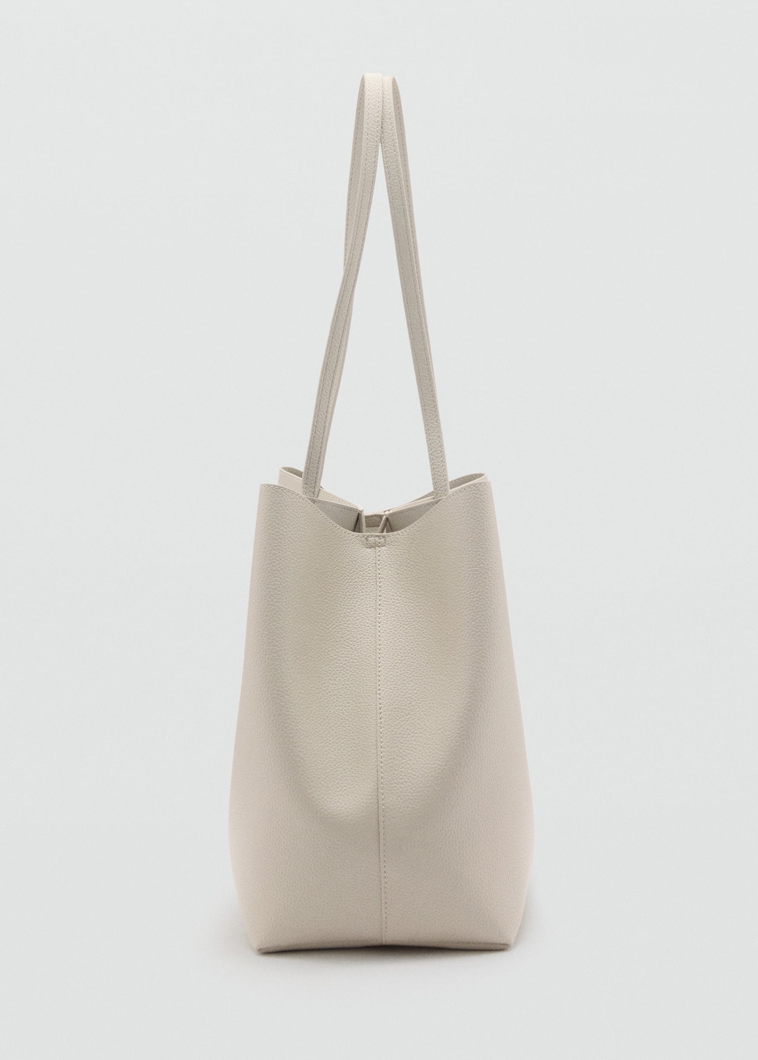 Pebbled effect shopper bag - Details of the article 2