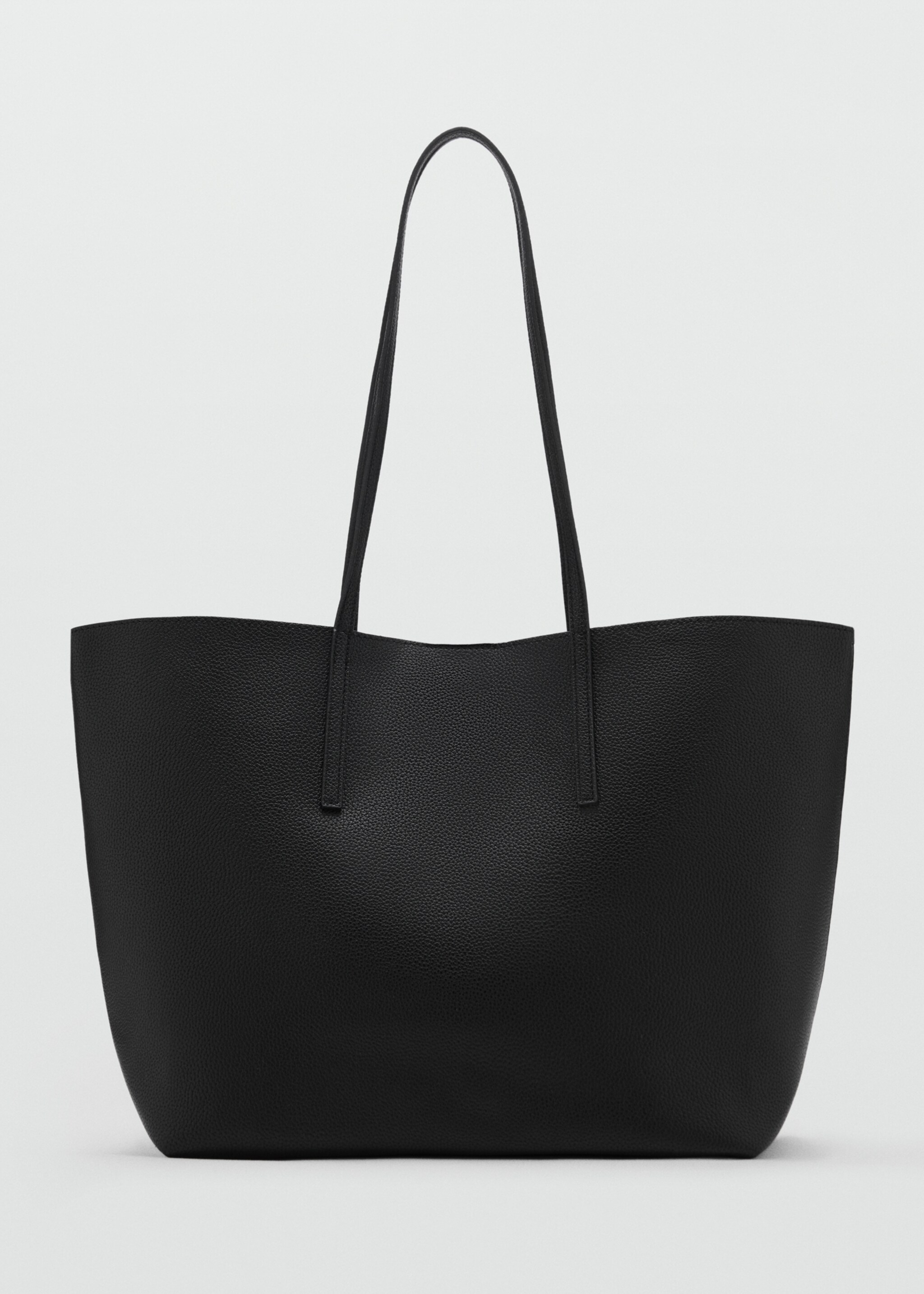Pebbled effect shopper bag - Article without model