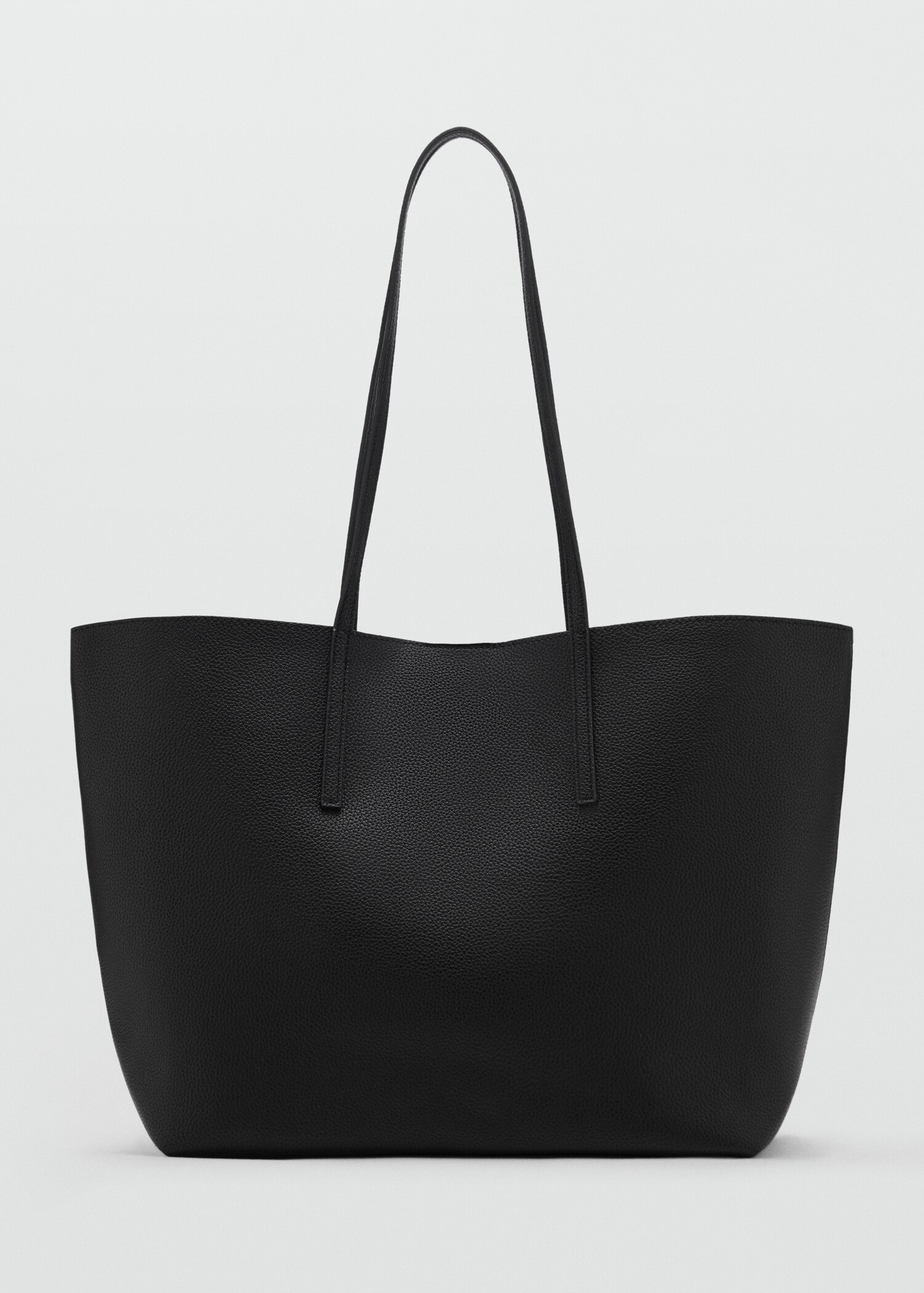 Pebbled effect shopper bag - Article without model