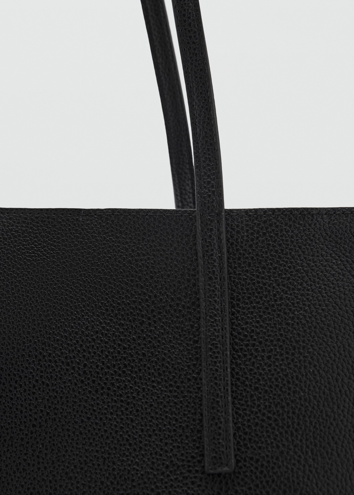 Pebbled effect shopper bag - Details of the article 2