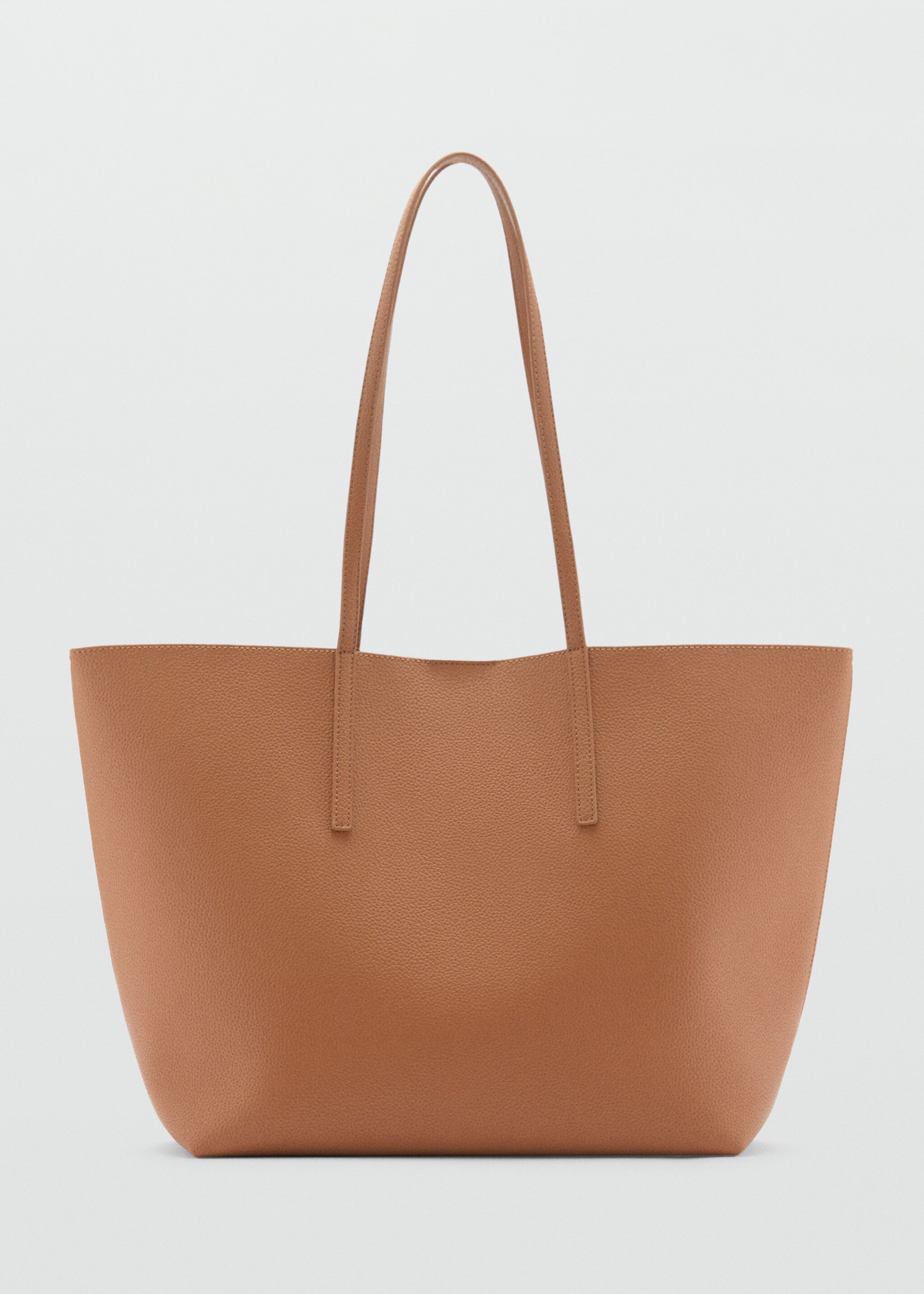 Pebbled effect shopper bag - Article without model