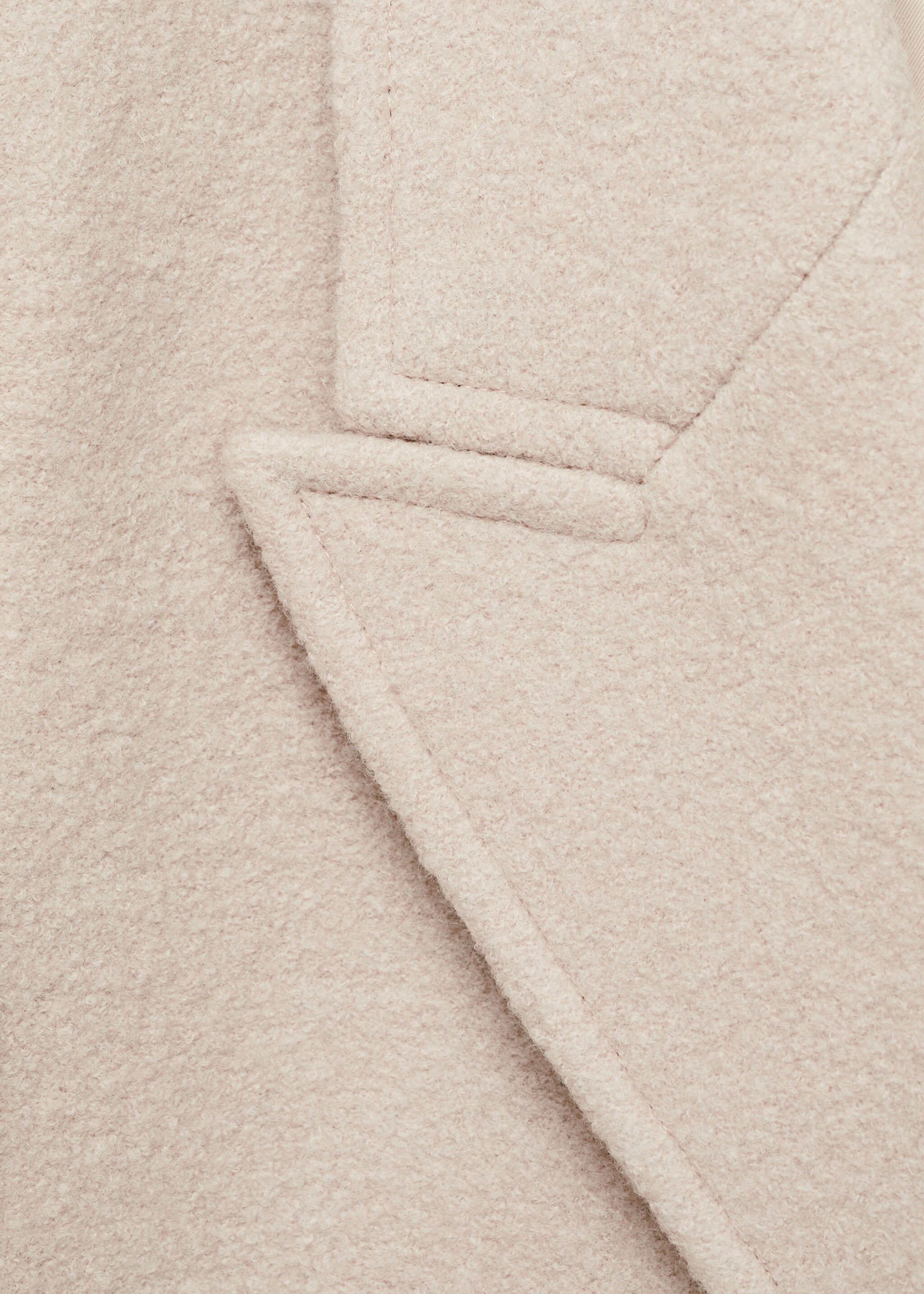 Structured virgin wool coat - Details of the article 8