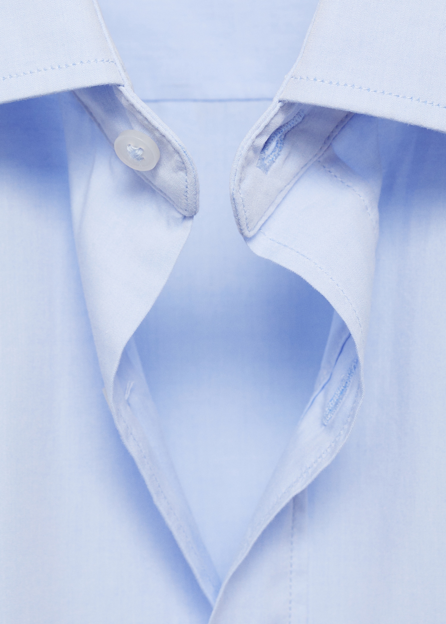 Camisa regular fit algodón fil-à-fil - Detalle del artículo 8