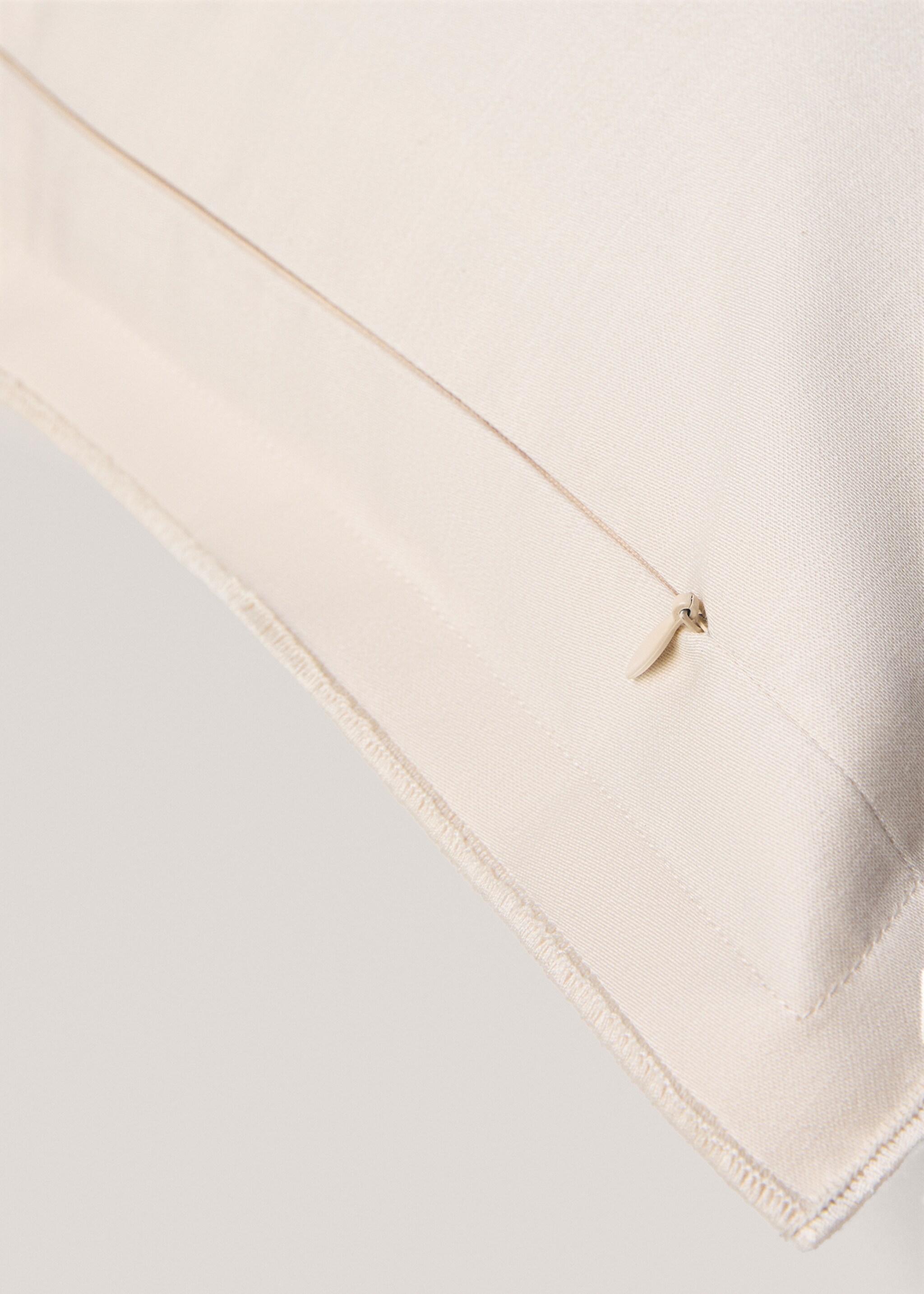 Funda coixí setí 40x60 cm - Detall de l'article 2, Cru. Ref: 87082892-00.