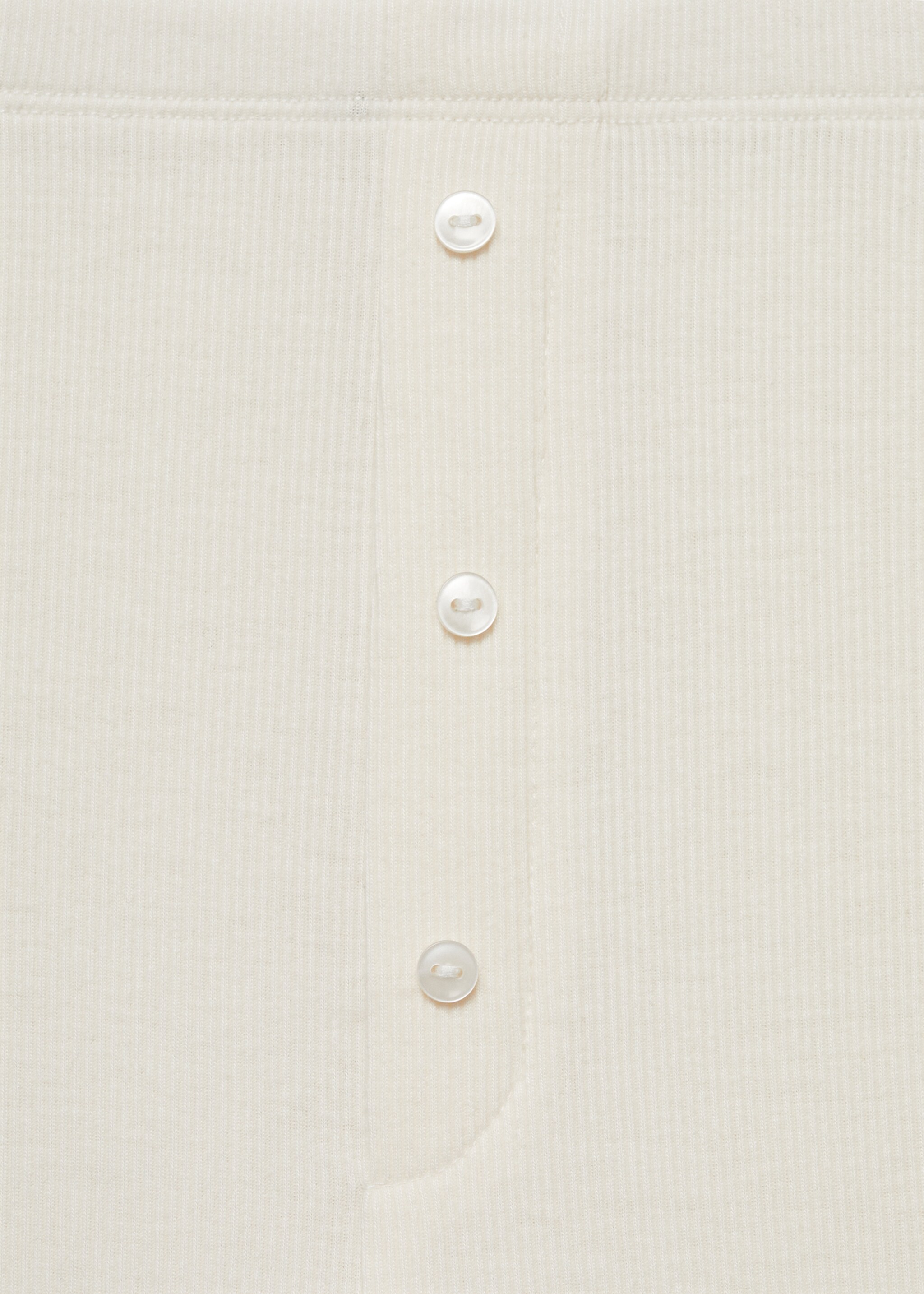 Long rib-knit trousers - Details of the article 8