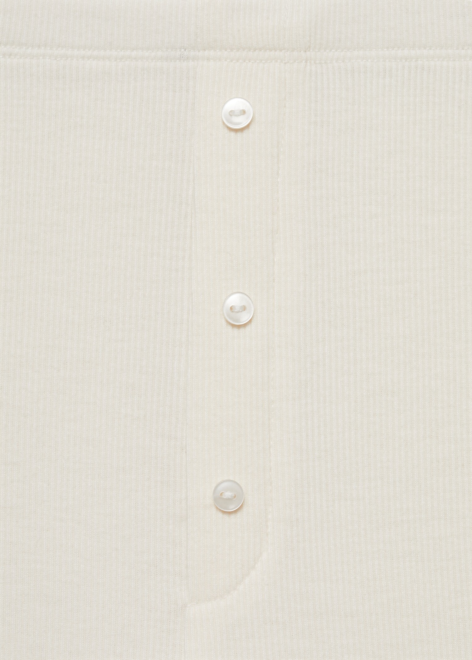 Long rib-knit trousers - Details of the article 8