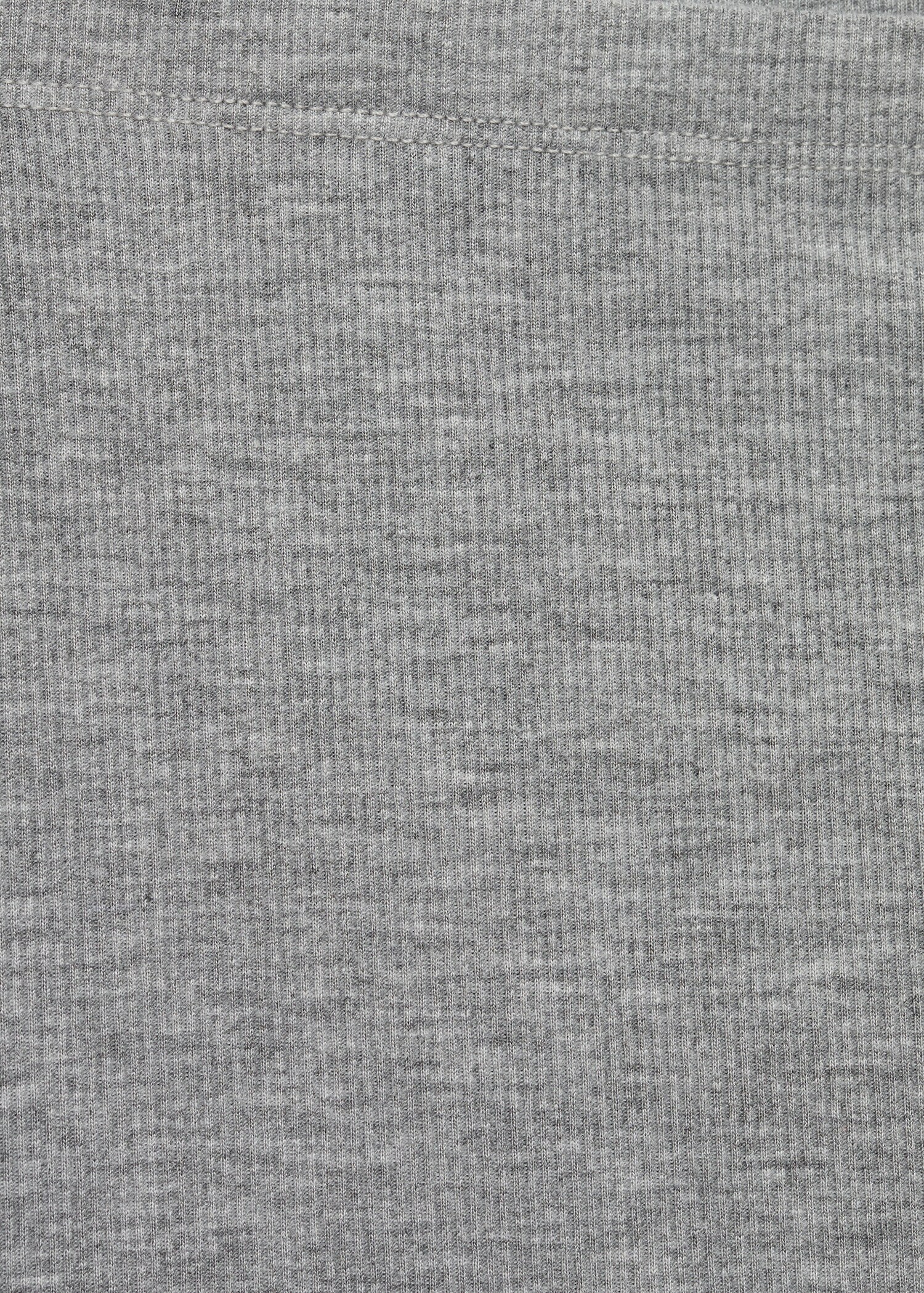 Long rib-knit trousers - Details of the article 0