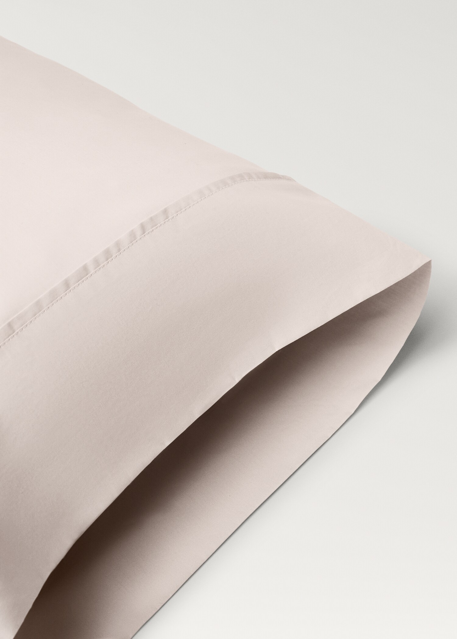Housse d’oreiller coton percale 300 fils 45x110 cm - Détail de l'article 1