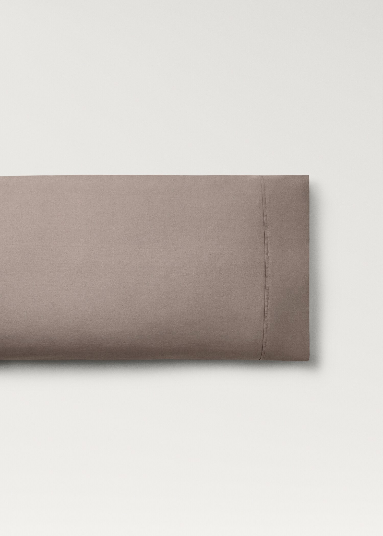 300-thread count cotton percale pillowcase, 45x110 cm - Article without model