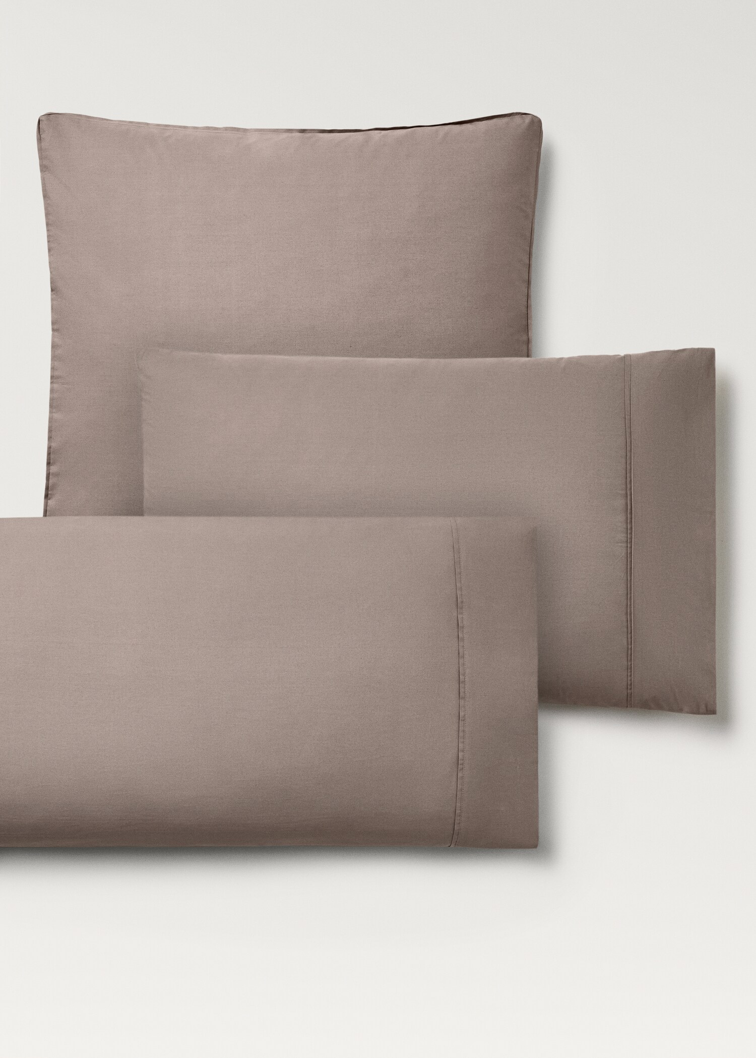 300-thread count cotton percale pillowcase, 45x110 cm - Details of the article 3