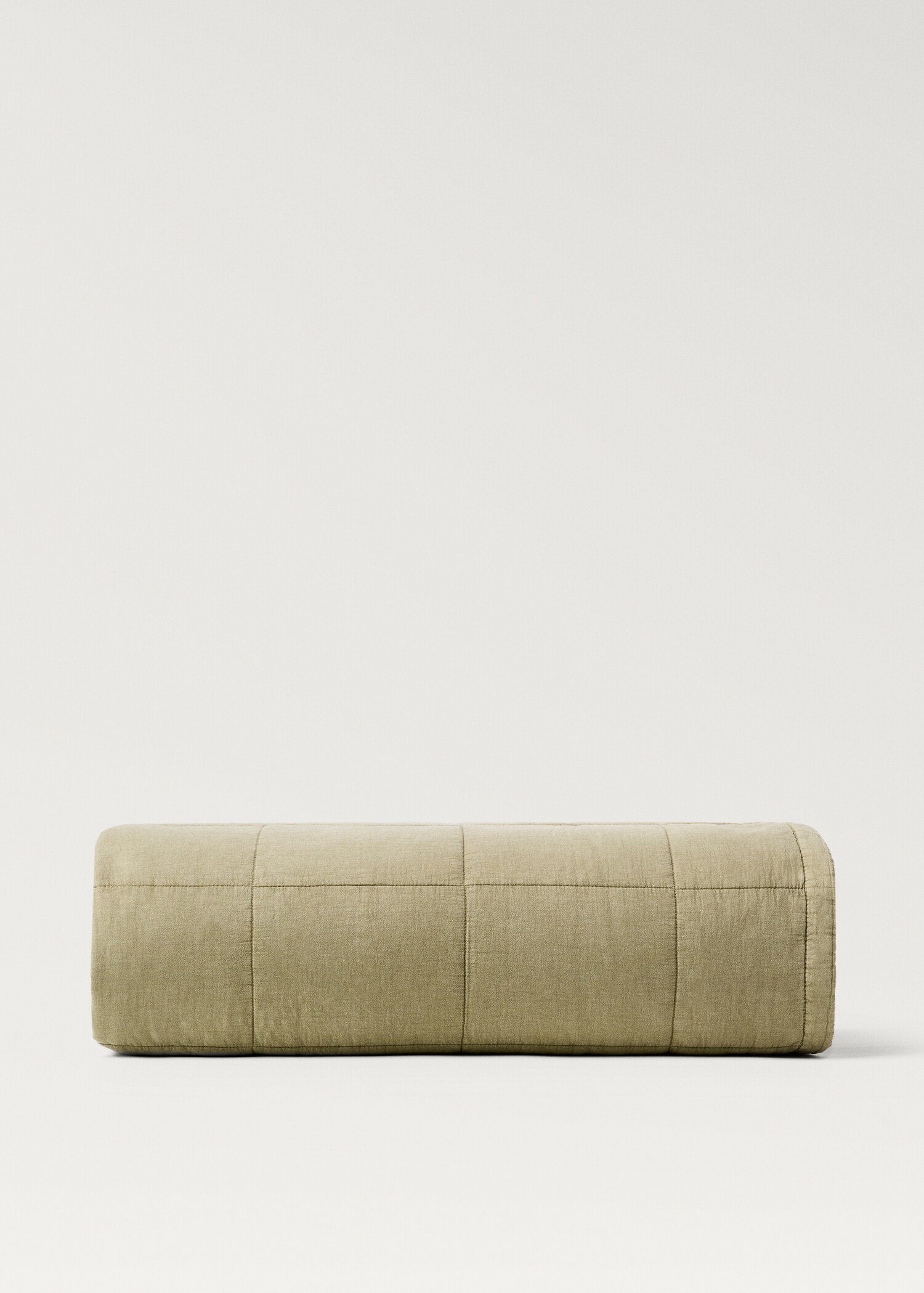 Édredon coton garment-dyed carreaux lit 90/105 cm - Article sans modèle