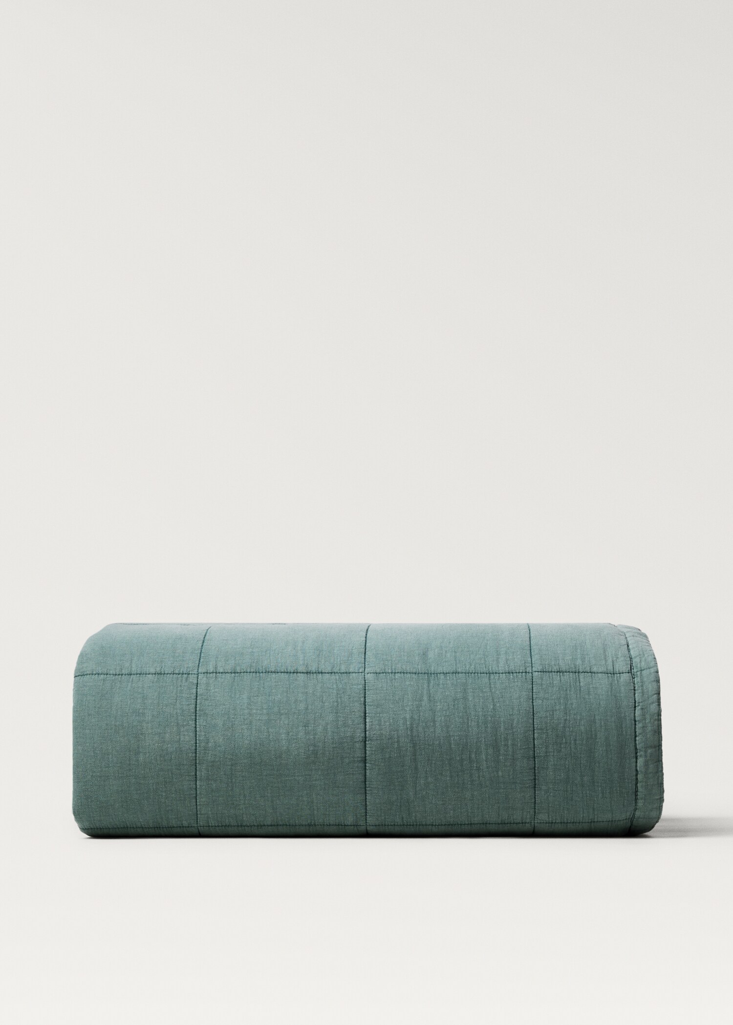 Édredon coton garment-dyed carreaux lit 90/105 cm - Article sans modèle