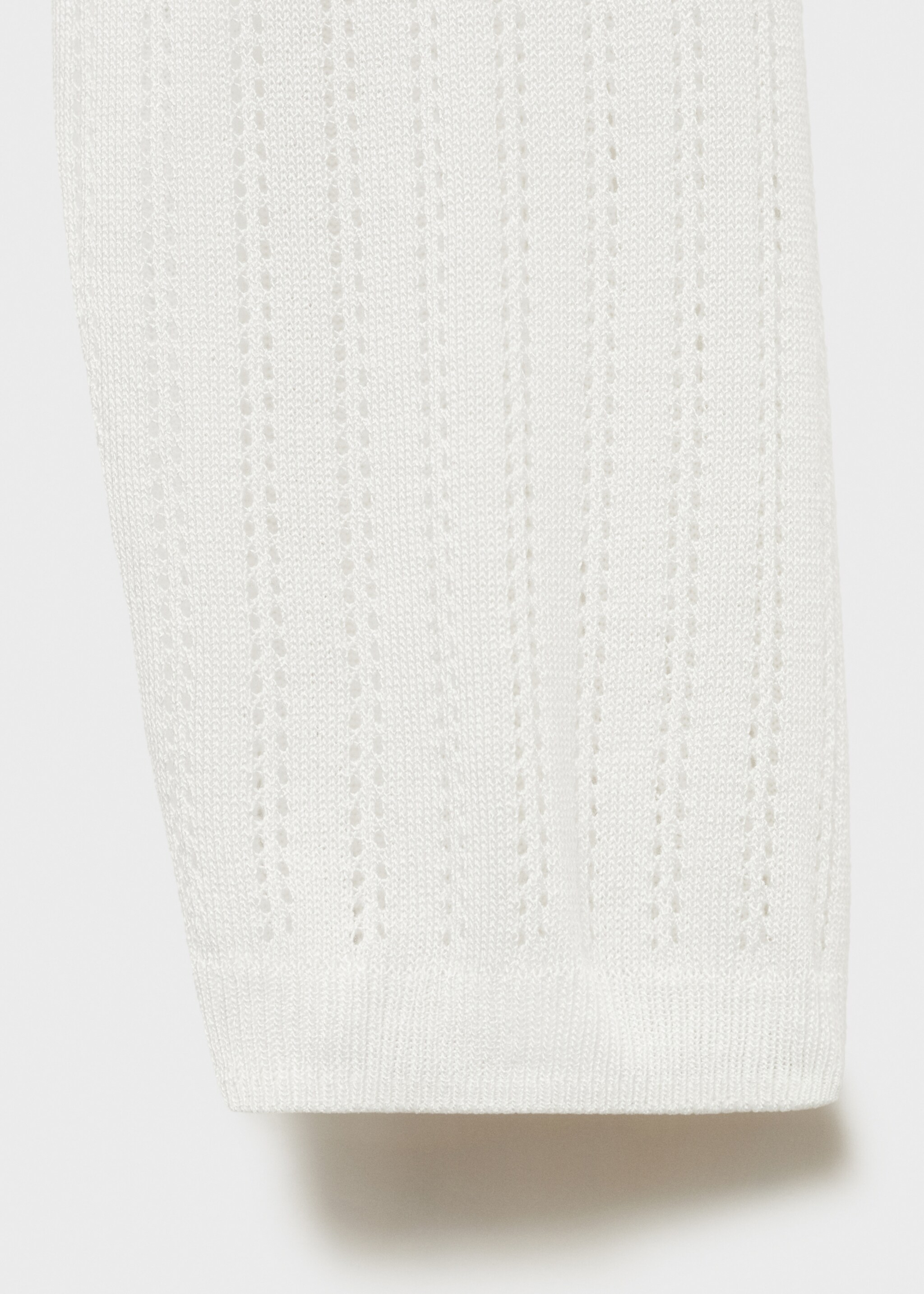 Pyjama cardigan with openwork detail - Details of the article 0