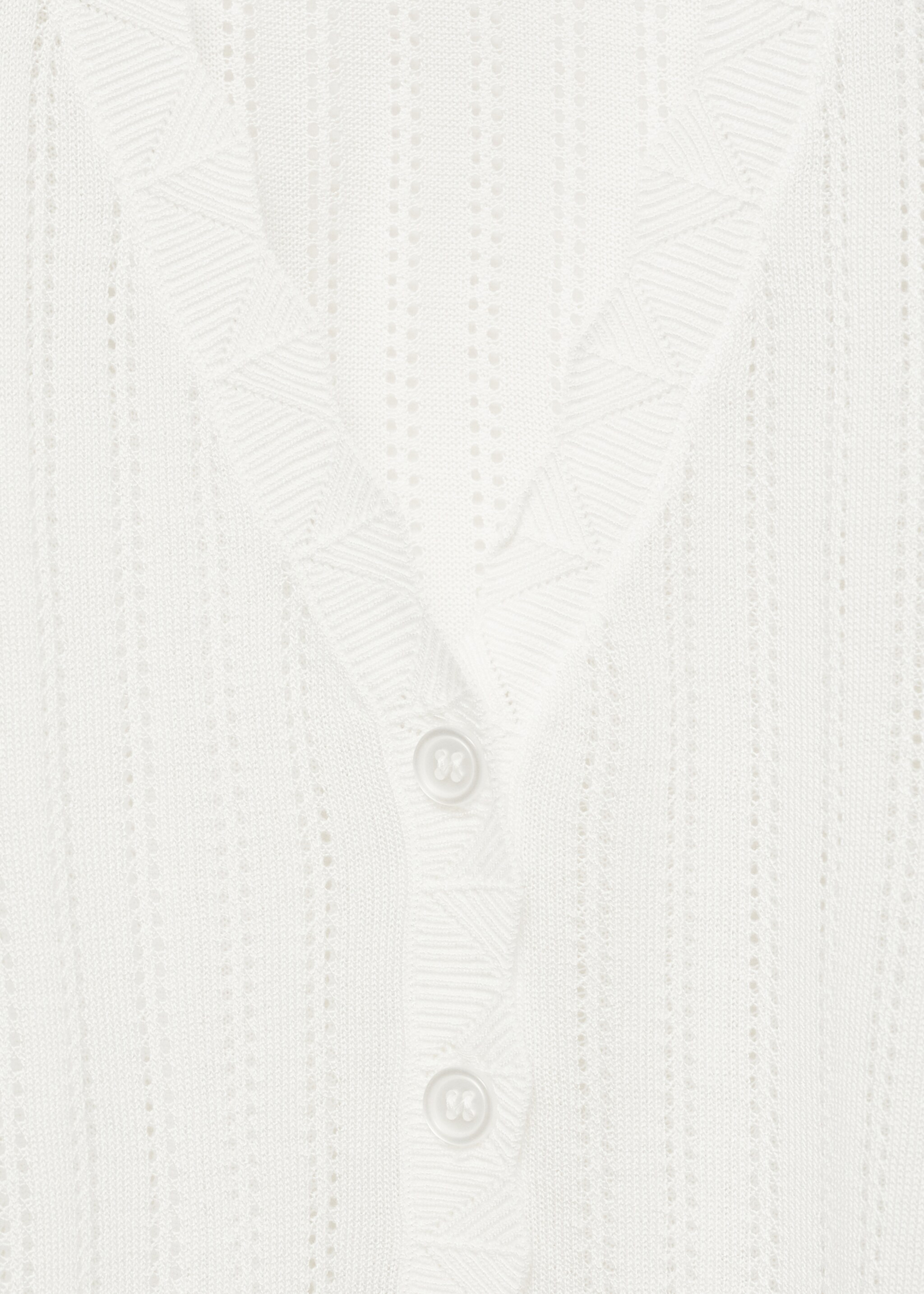 Pyjama cardigan with openwork detail - Details of the article 8