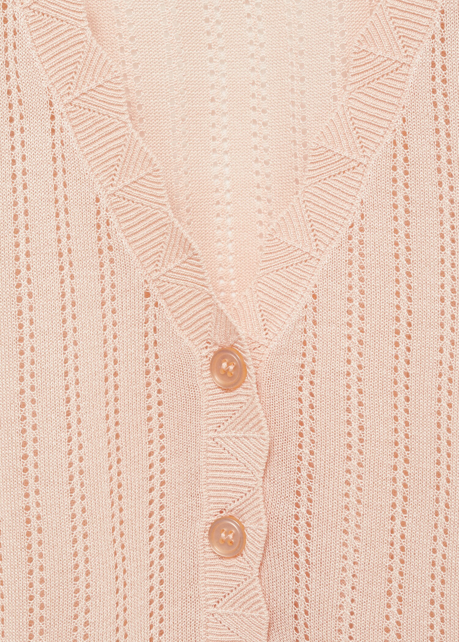 Pyjama cardigan with openwork detail - Details of the article 8